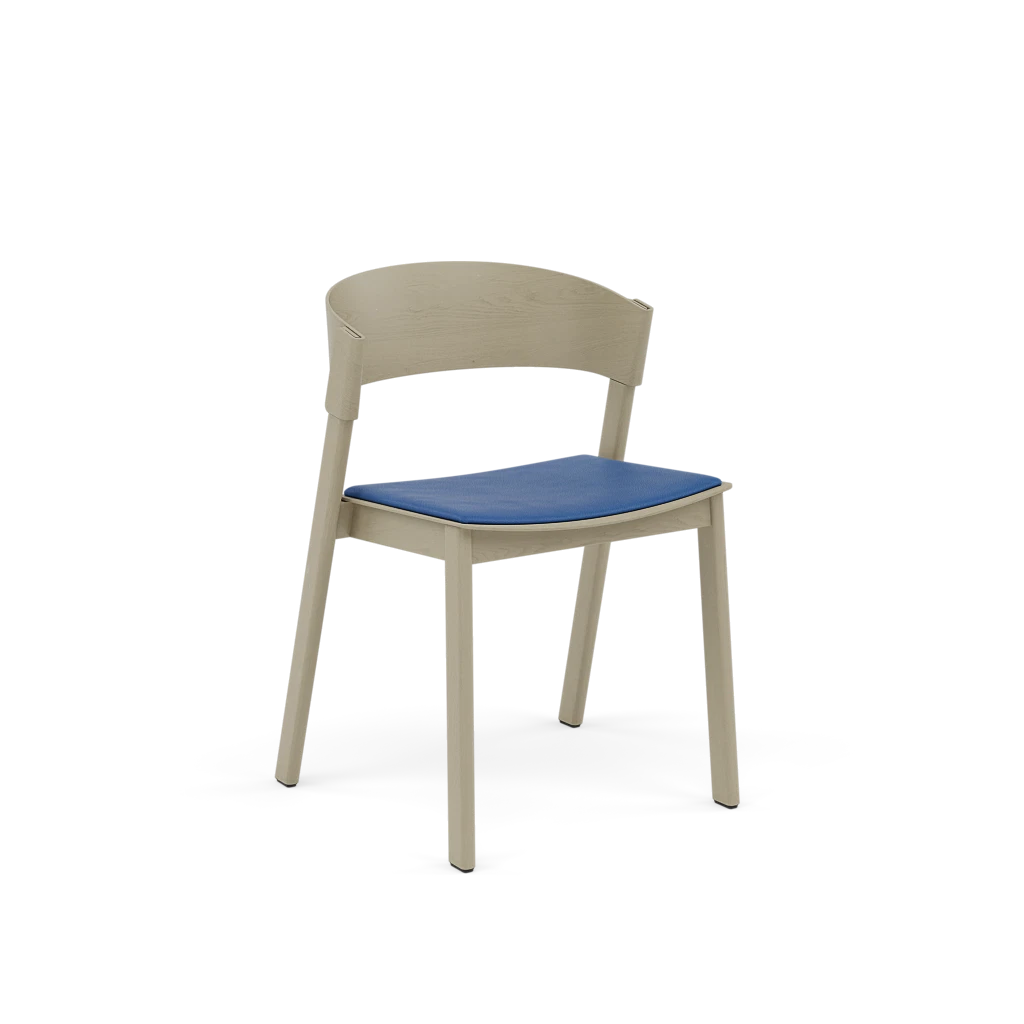 COVER Chair - Customizable with a Dark Beige Base