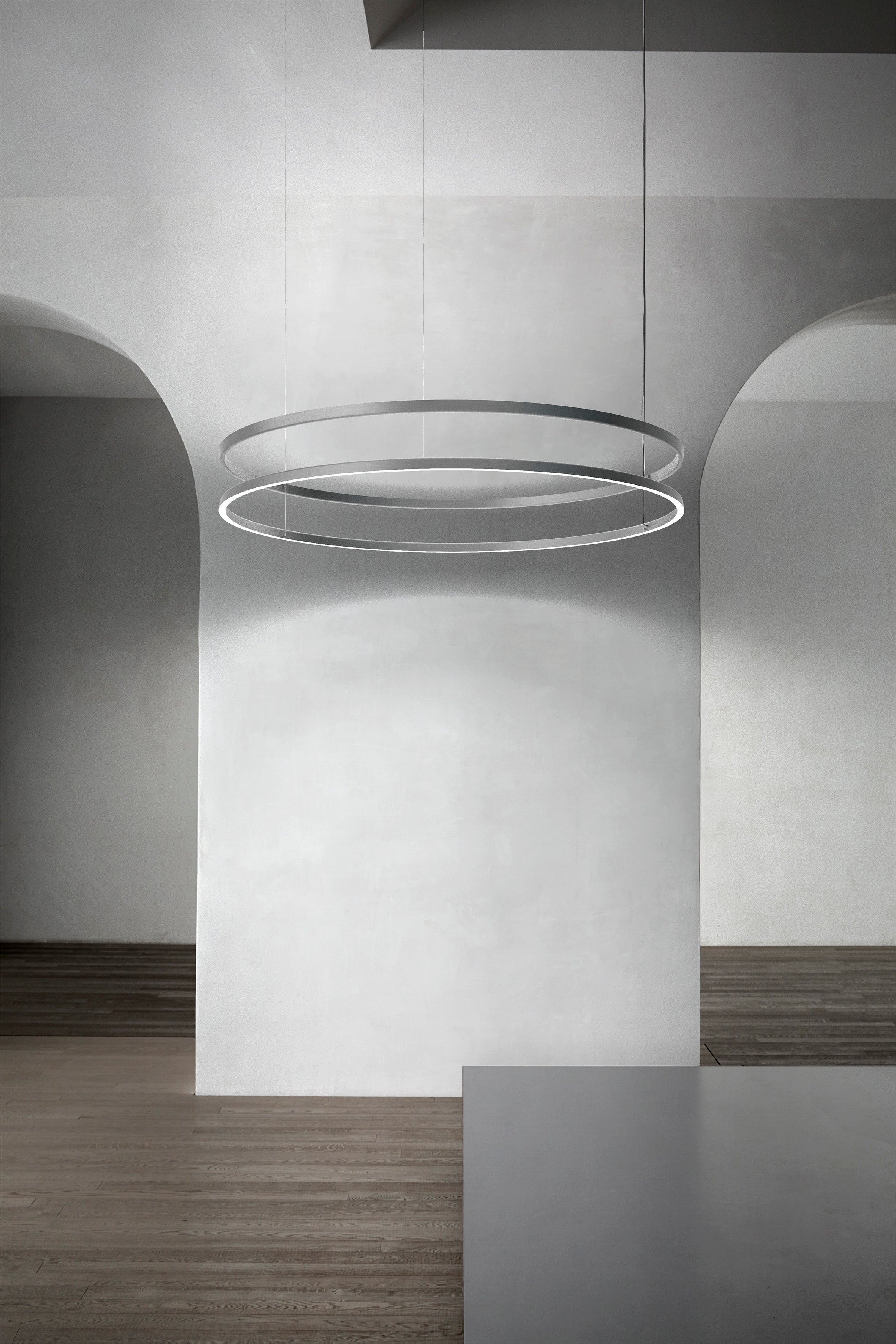 Compendium Hanging Lamp Circle Messing