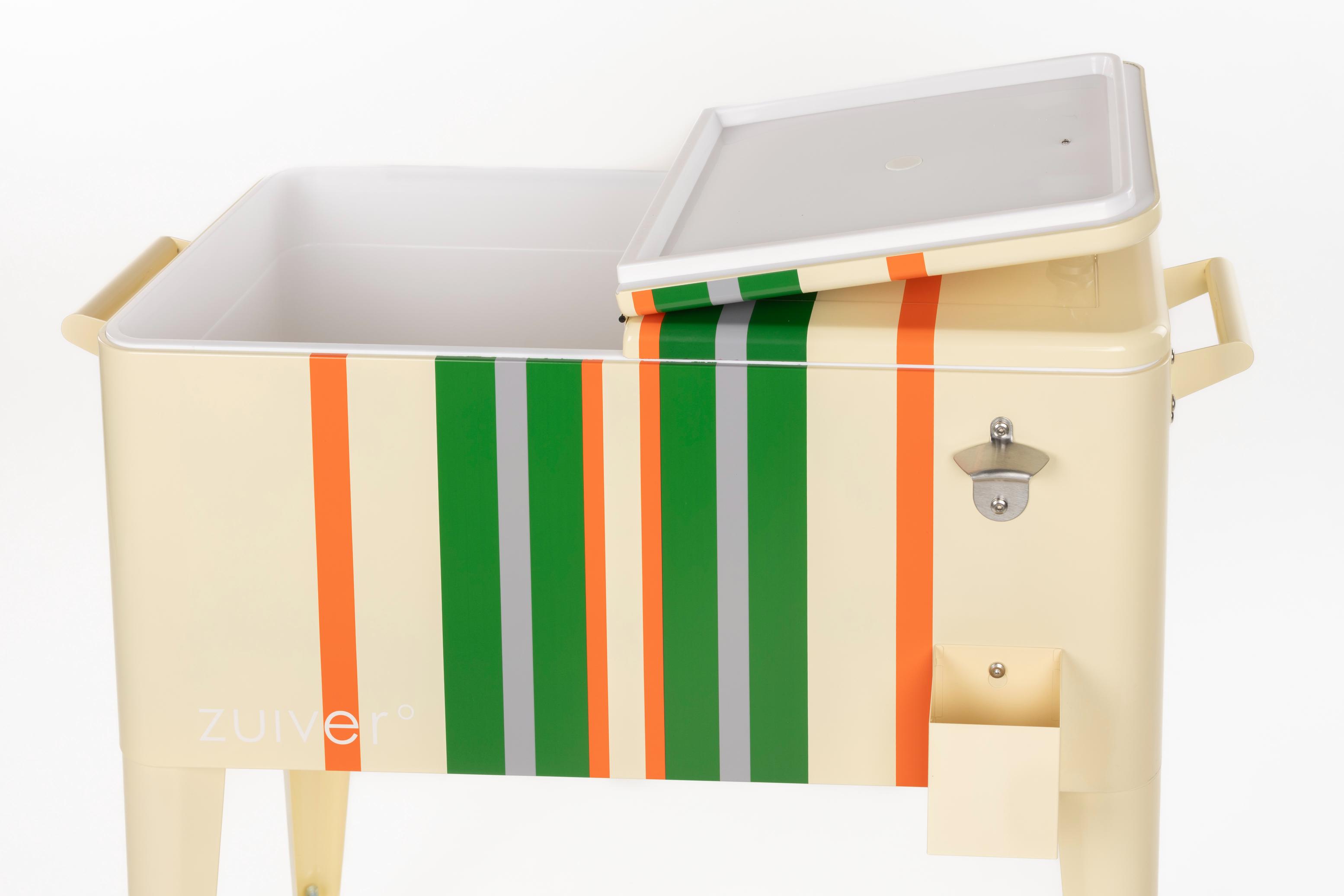 BE COOL Portable Refrigerator Lemon with Green and Orange
