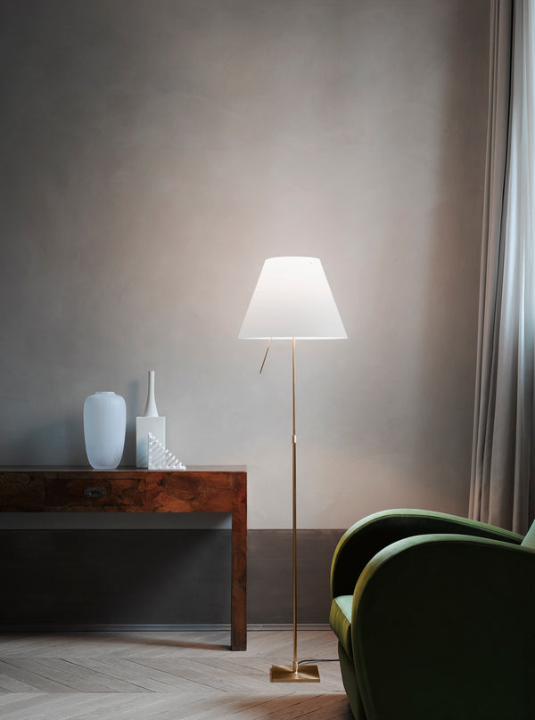 Costanza beige floor lamp