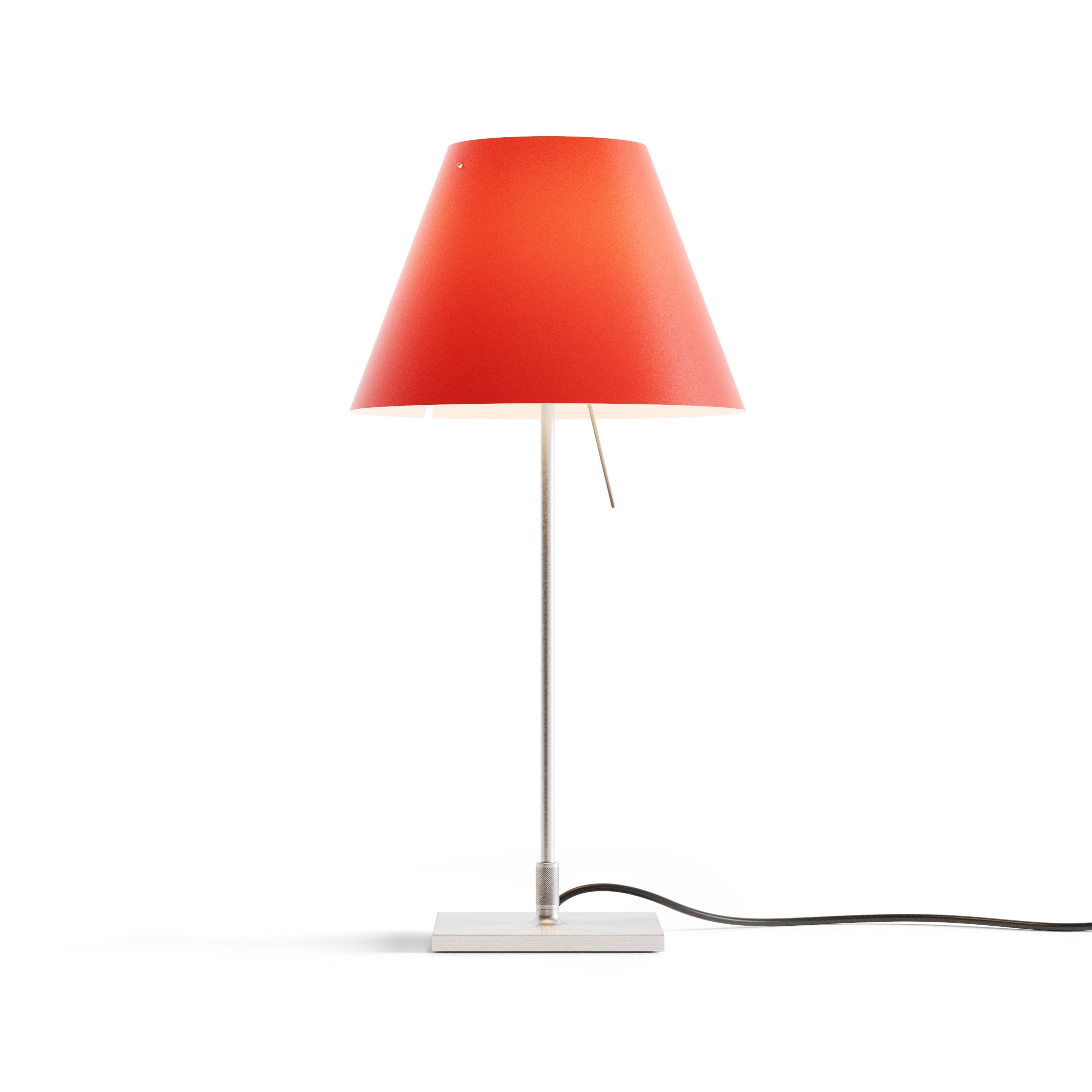 Costanzina table lamp red lampshade