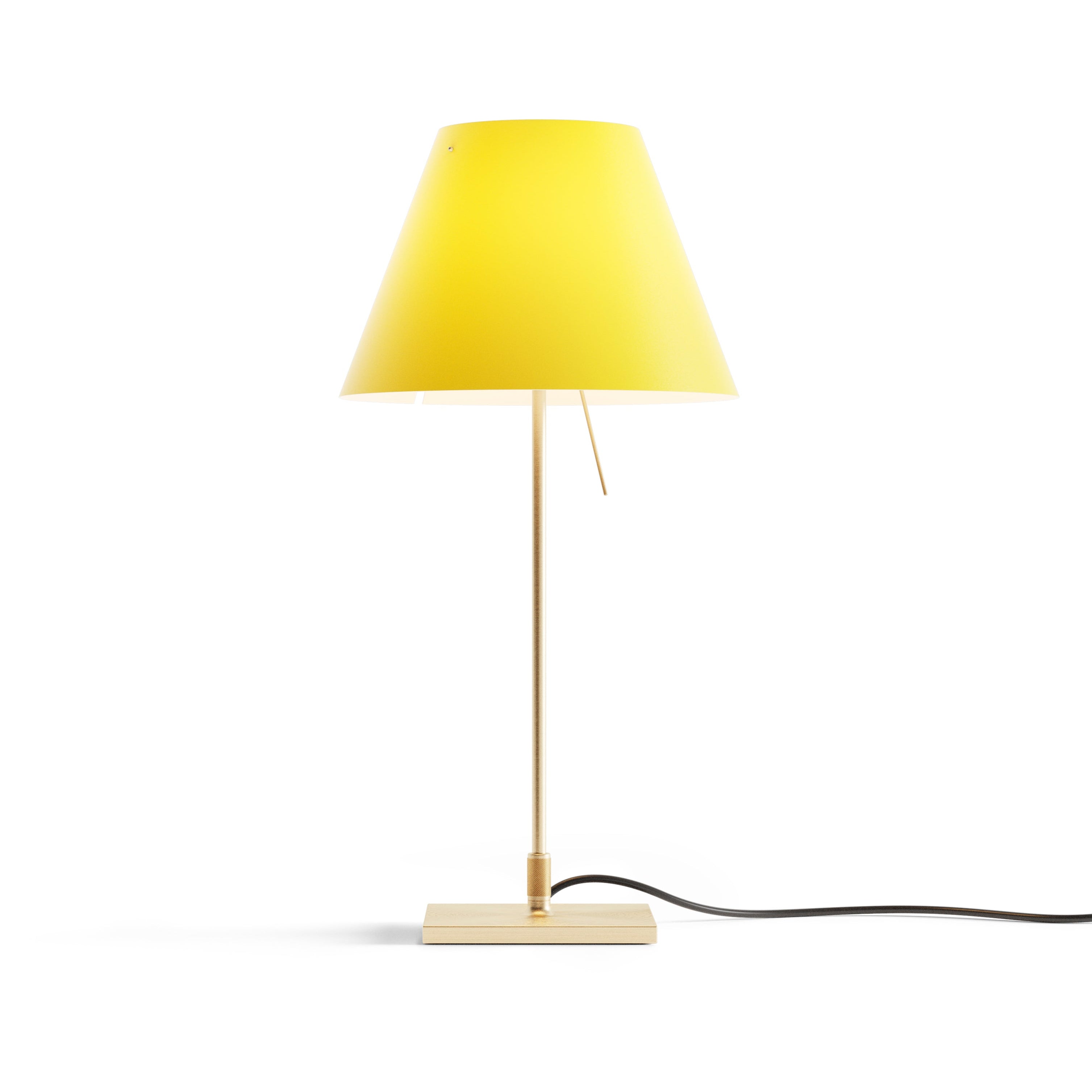 Costanzina table lamp yellow lampshade