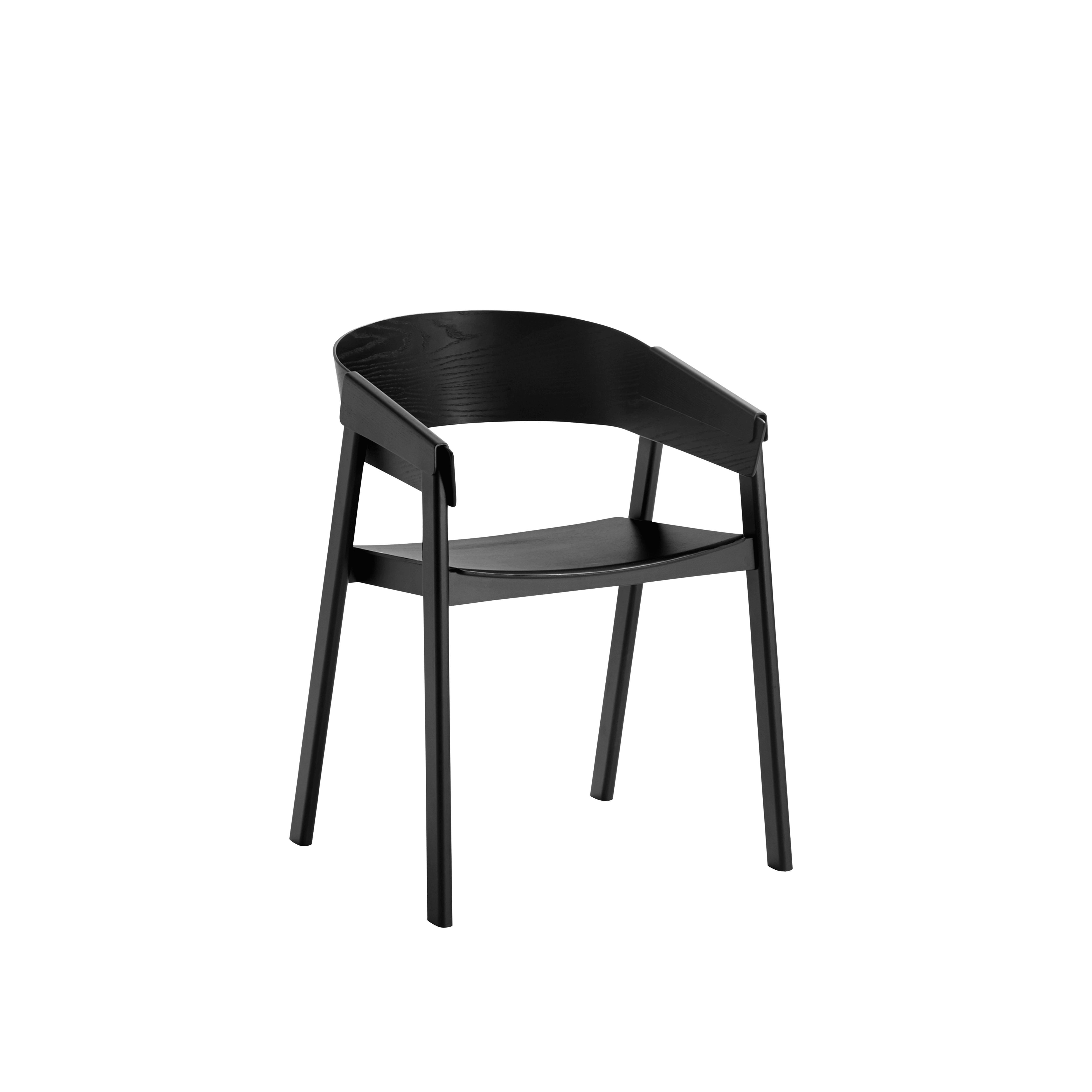 COVER Armchair with Armrests Black