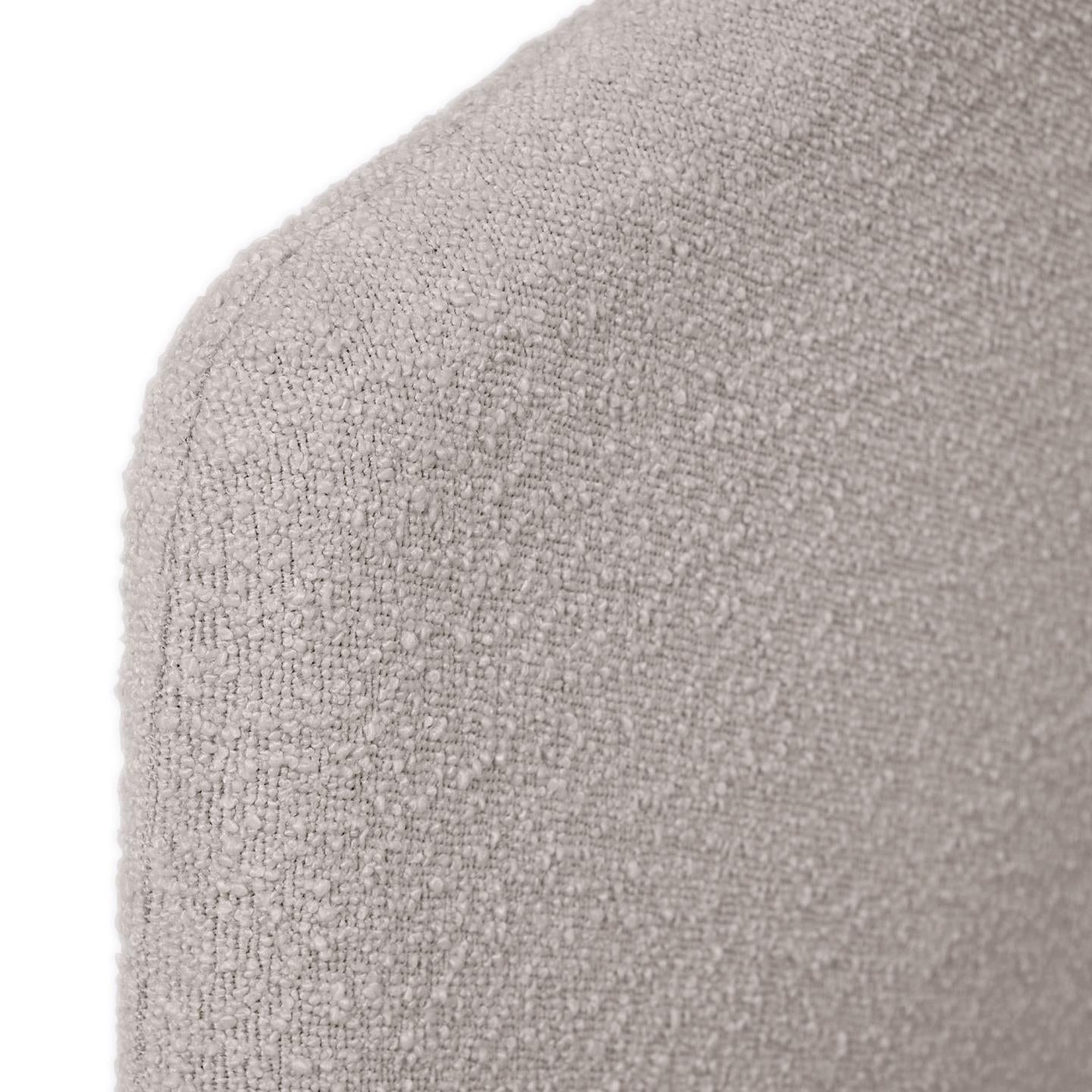 Łóżko DYLA jasnoszary boucle La Forma    Eye on Design