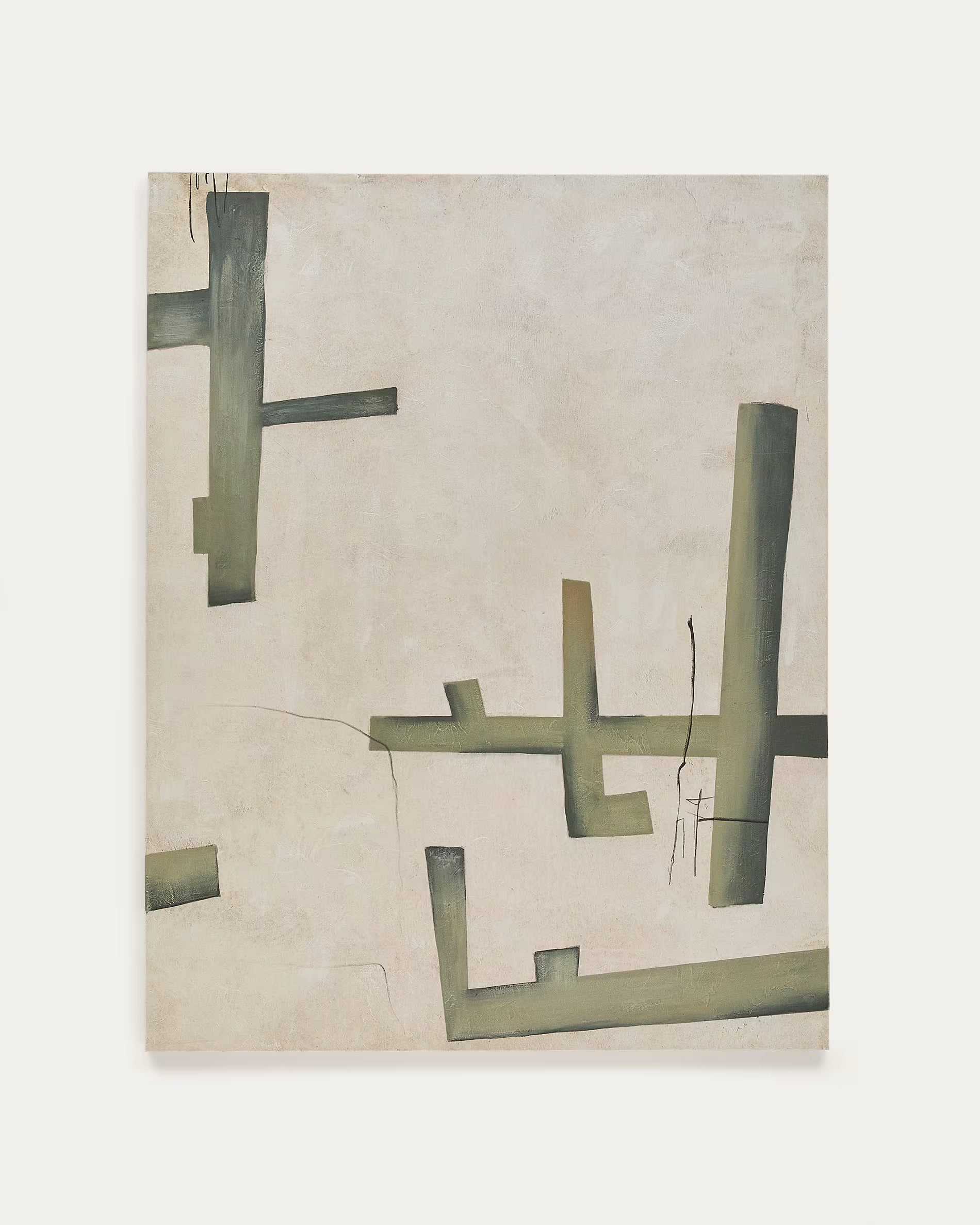 FIDA Picture in Green with Beige
