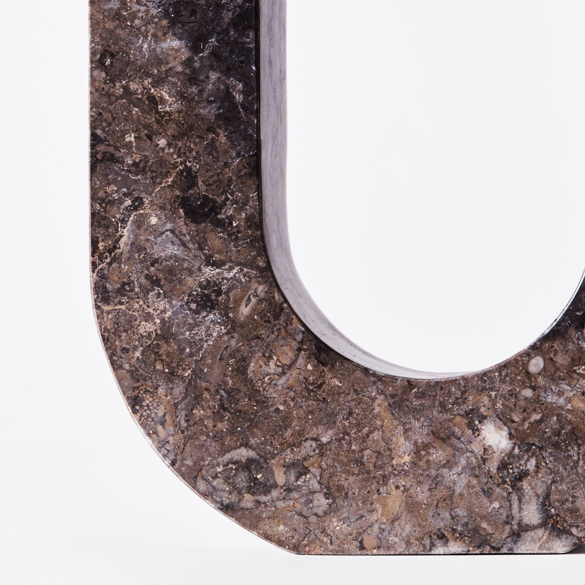 ARCO Candle Holder Gray Marble