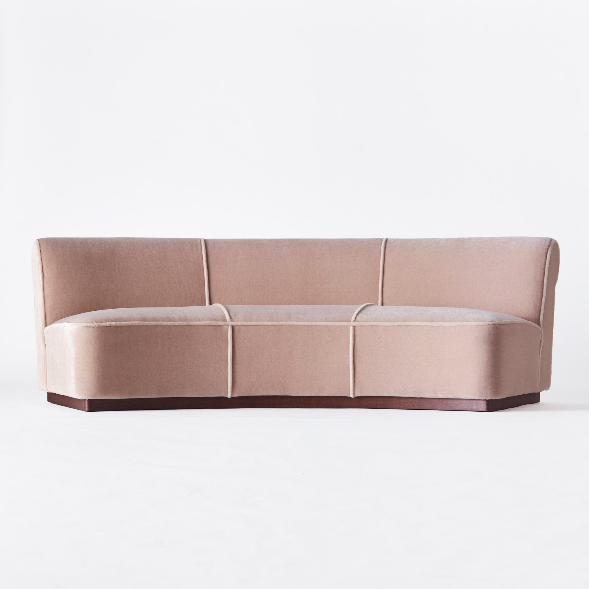 Sofa PARIS beige Samt