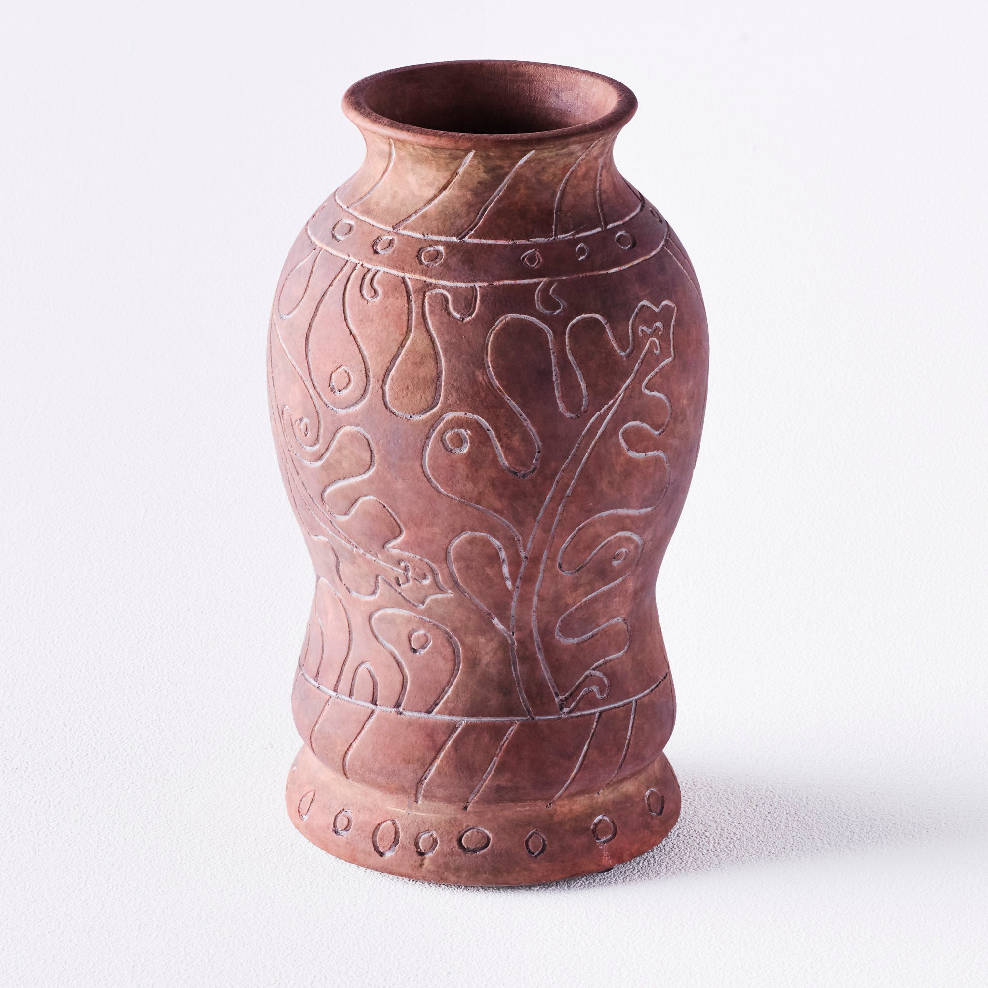 FRIDA vase brown ceramic