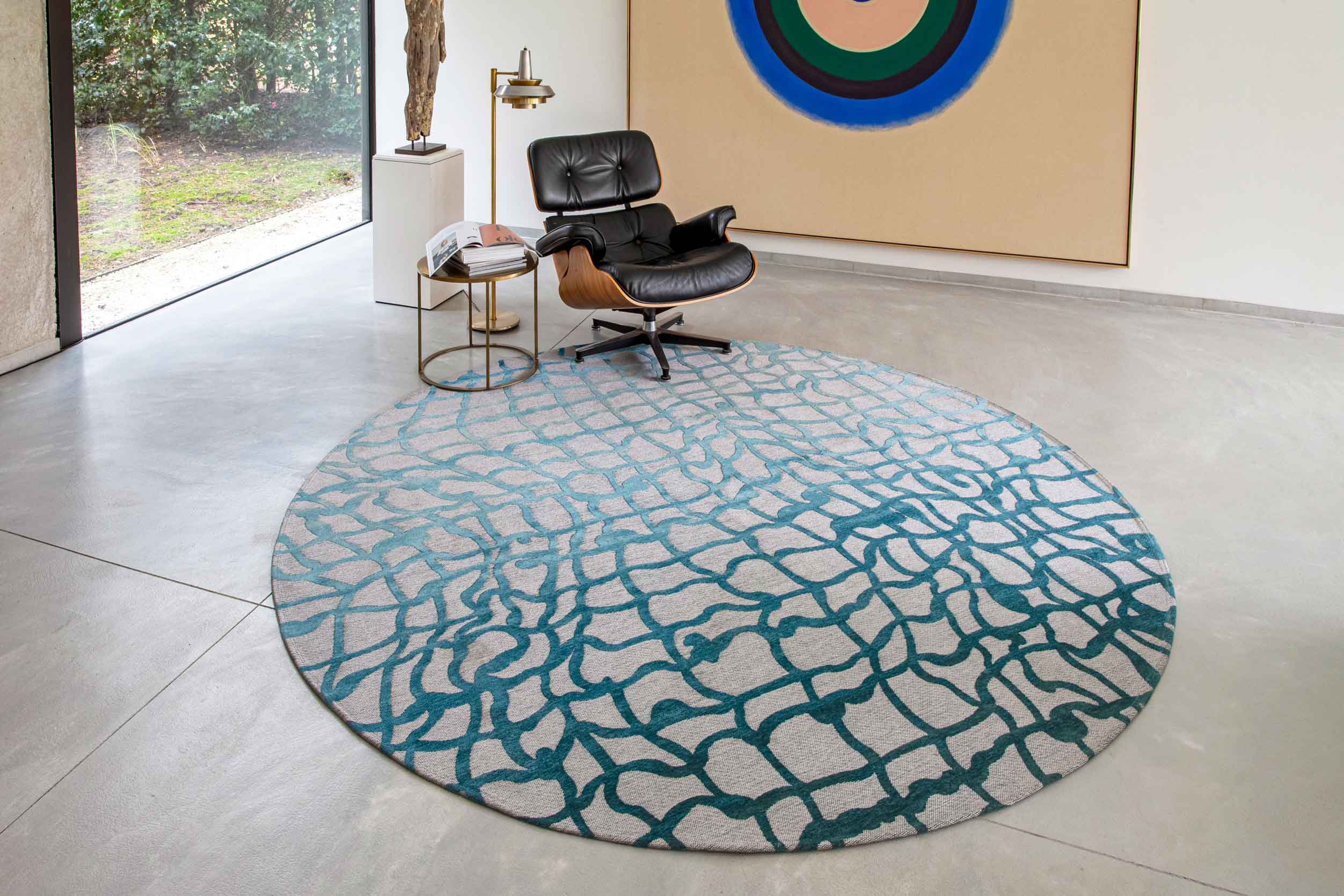 Dedalo blue blue marine rug blue