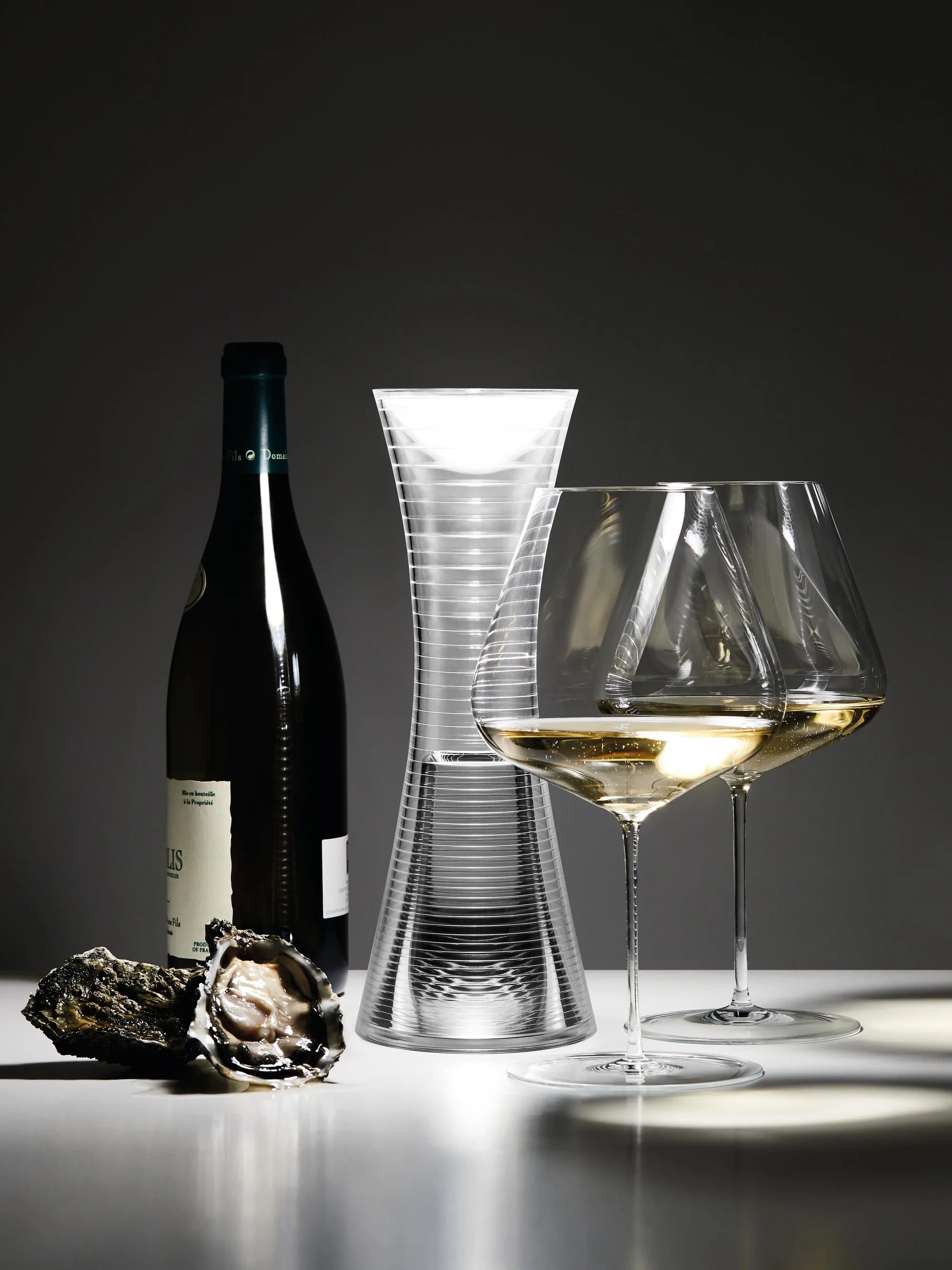 Tragbare Lampe COMR TOGETHER transparent mit Silber