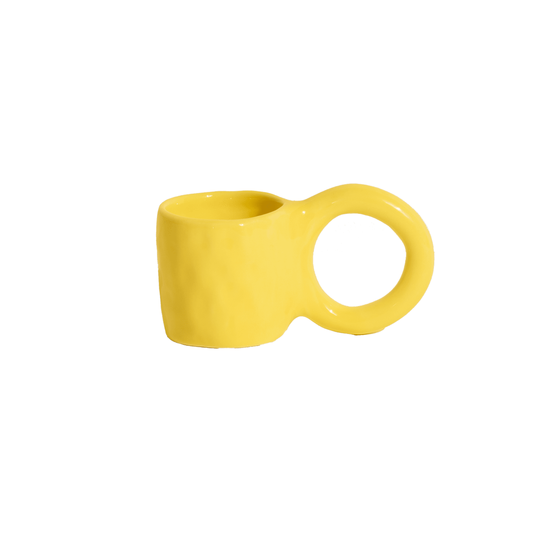 Espressotassen-Set DONUT in Gelb