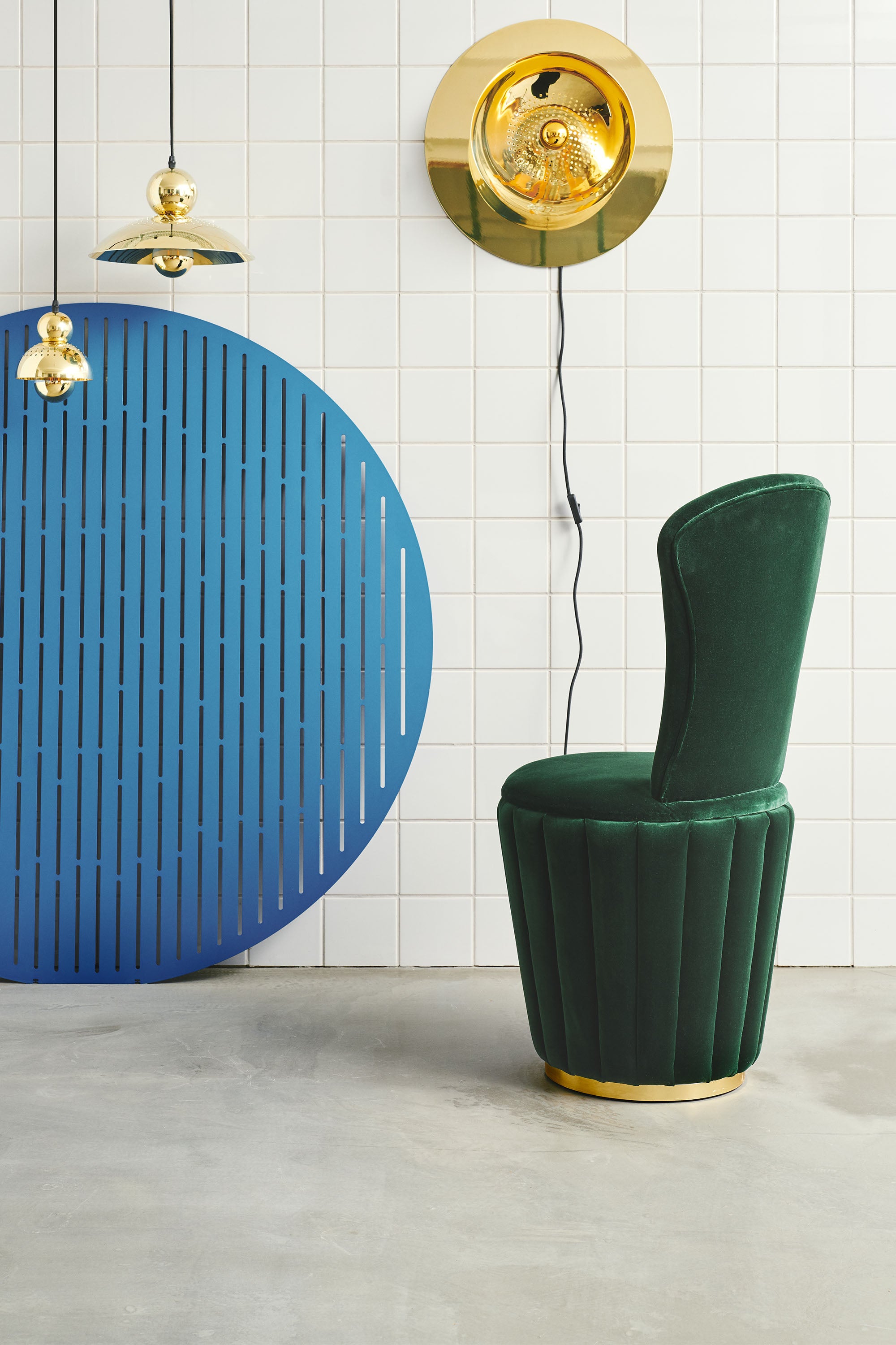 WANTED Wandleuchte gold