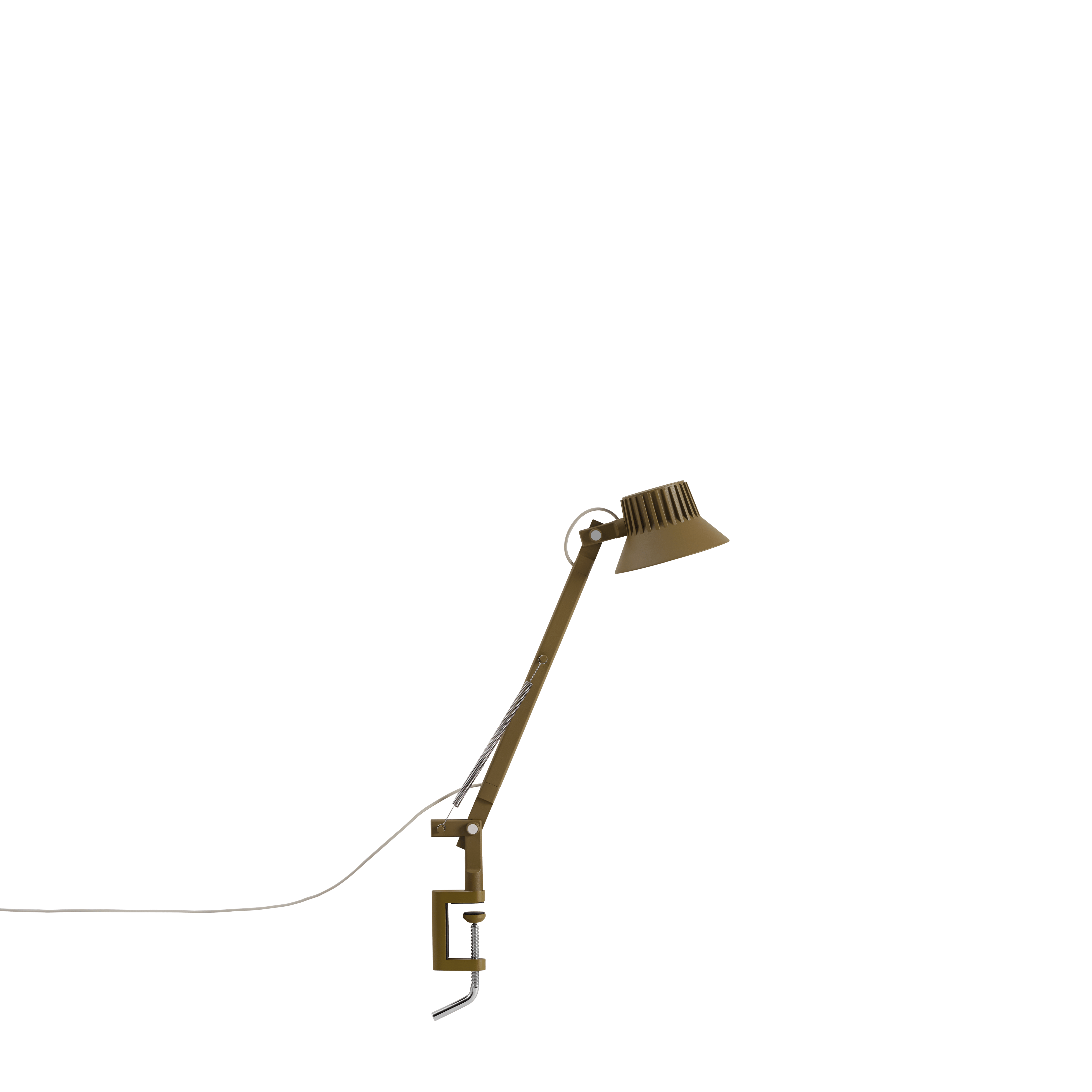 Lampa biurkowa regulowana DEDICATE brązowo-zielony