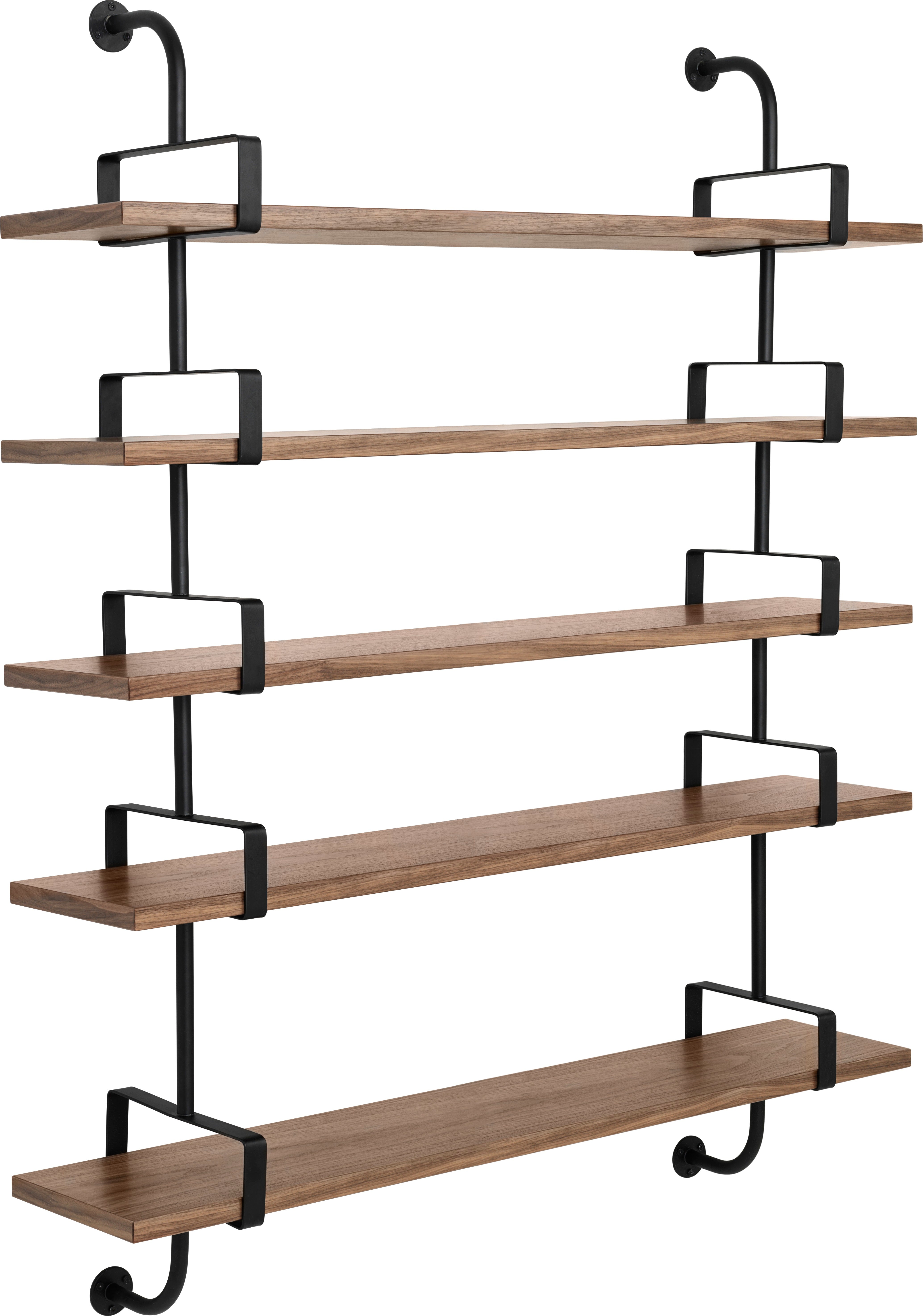 DÉMON walnut wood shelf