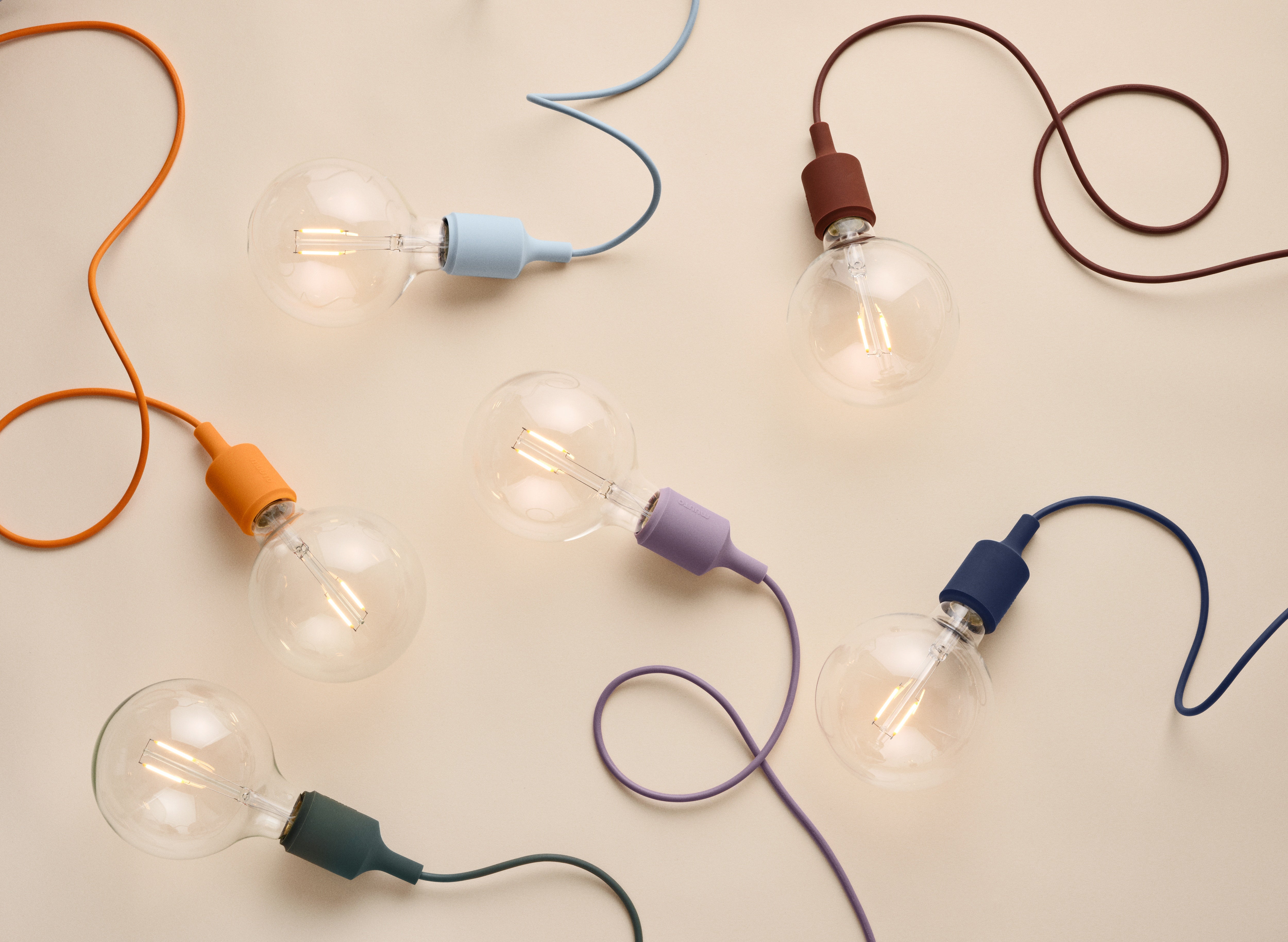 Lampa wisząca E27 błękitny