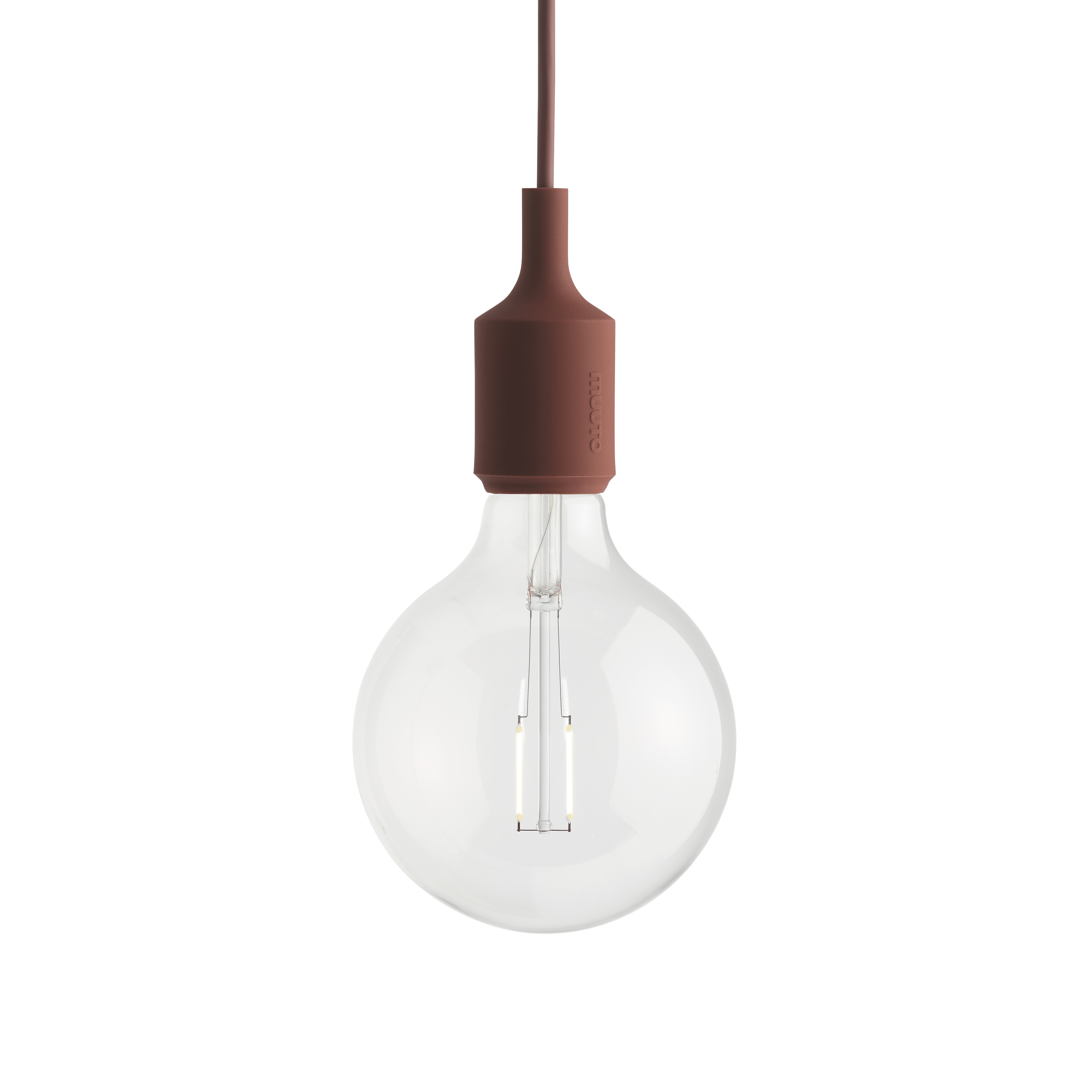 Lampa wisząca E27 bordowy