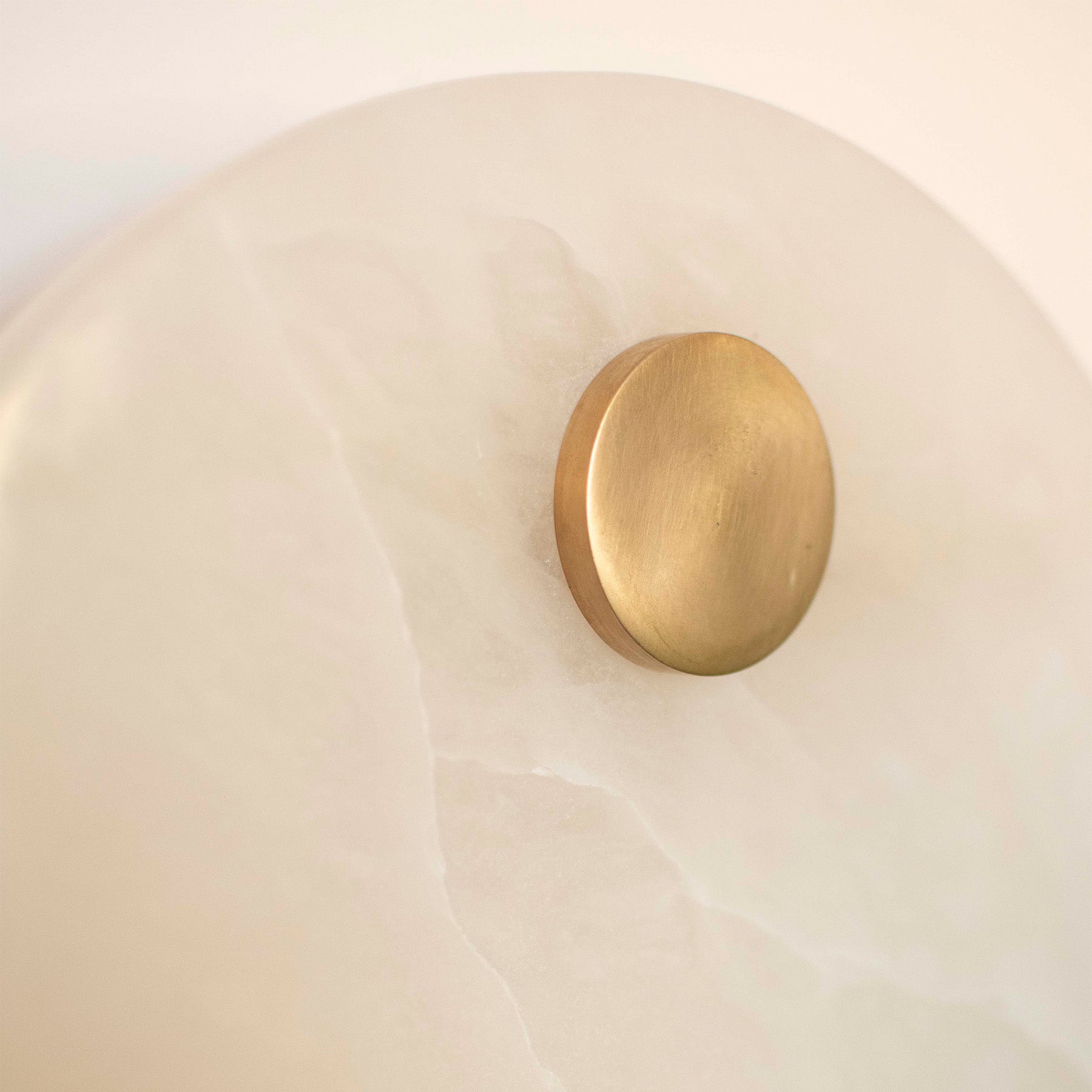 Wandleuchte alabaster EOS Messing [Julia]