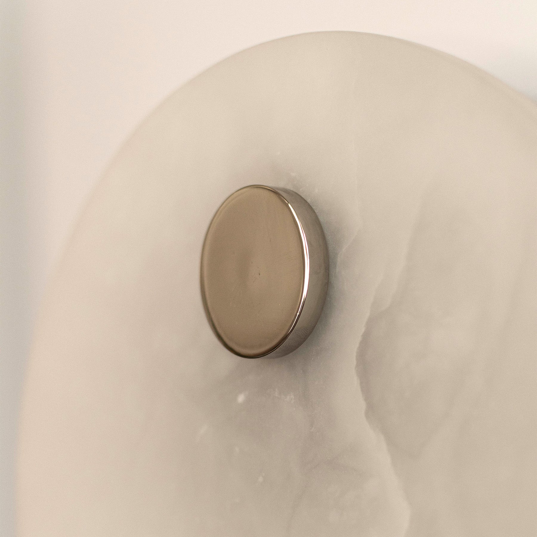 Wandleuchte alabaster EOS nickel [Julia]