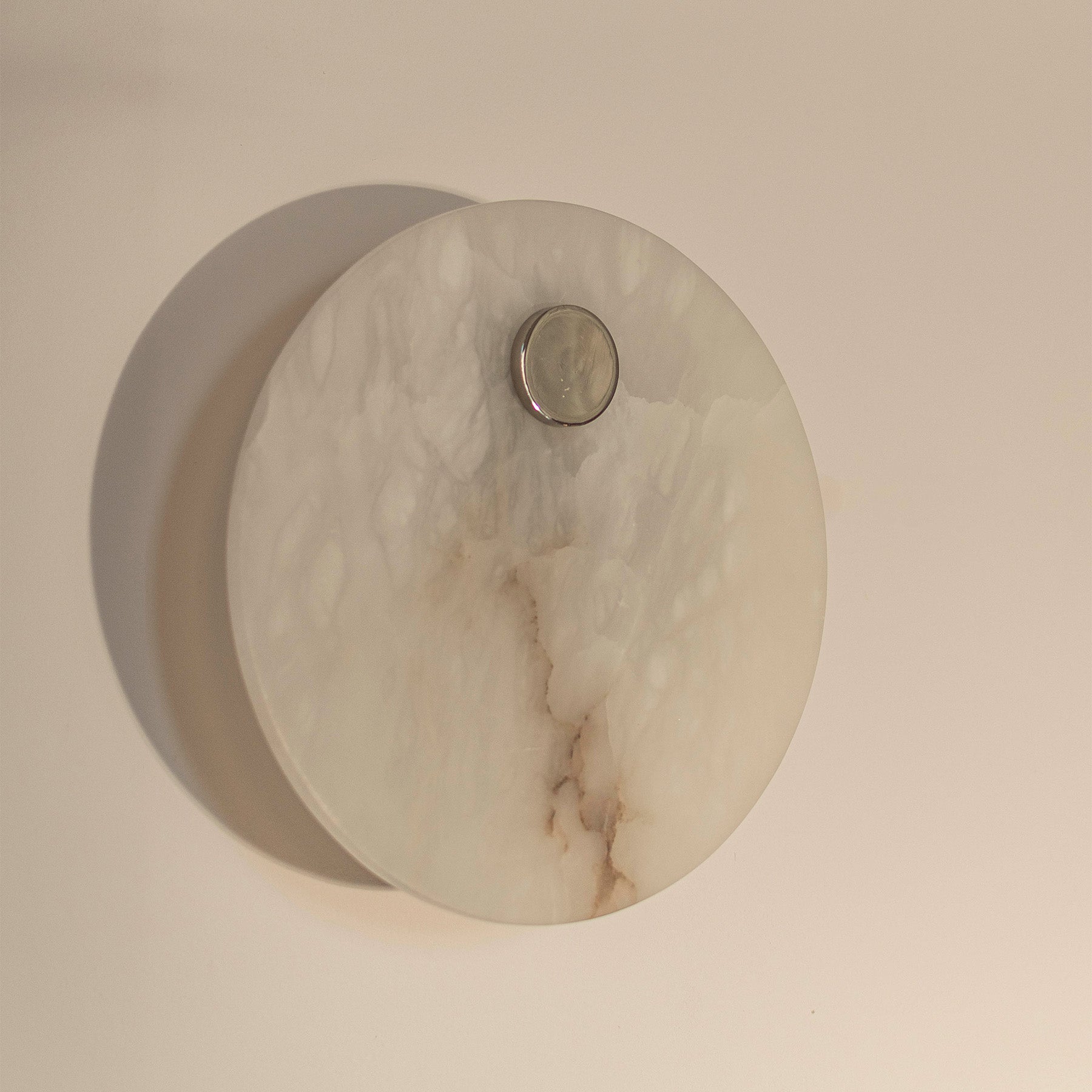 Wandleuchte alabaster EOS nickel [Julia]