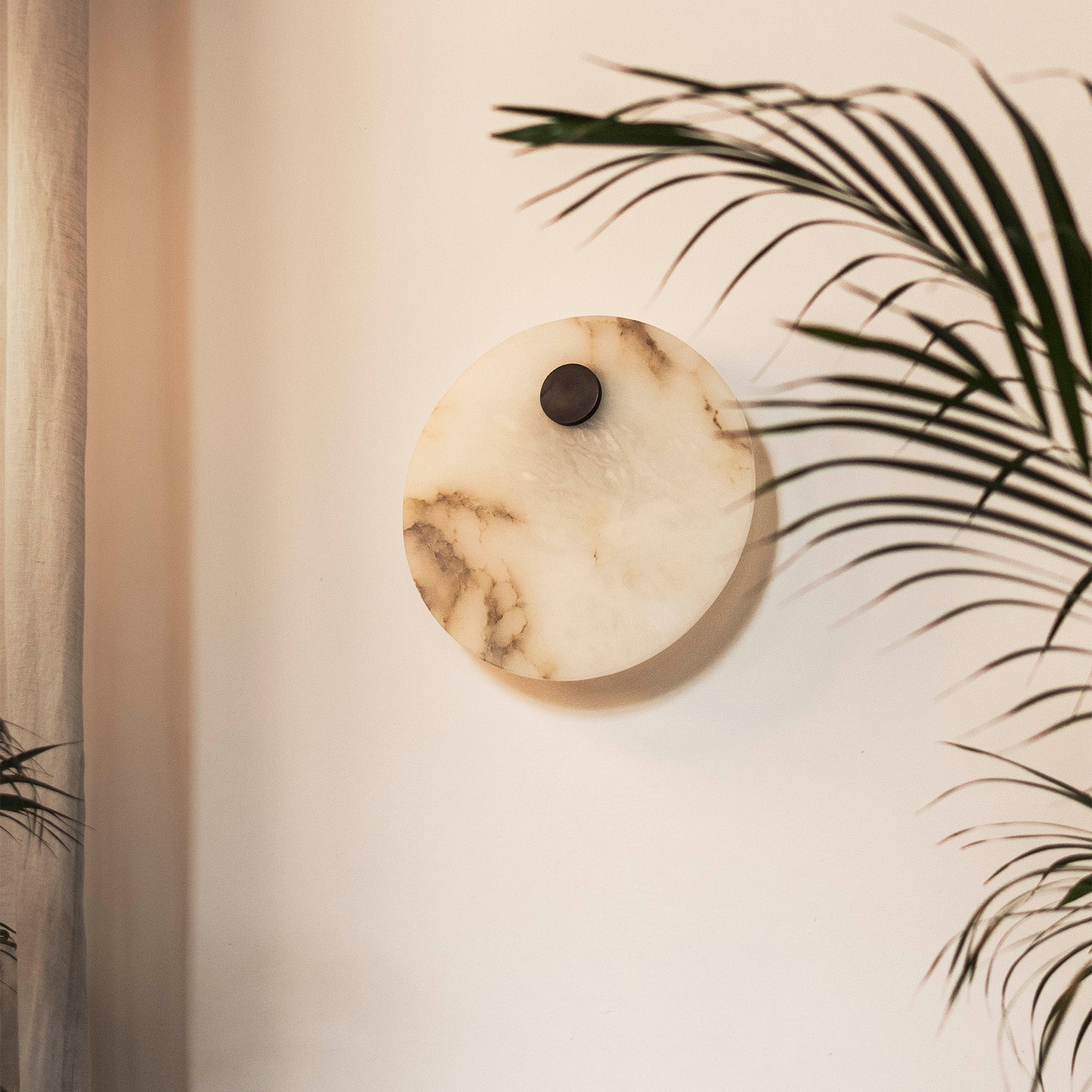 Wandleuchte alabaster EOS Messing [Julia]