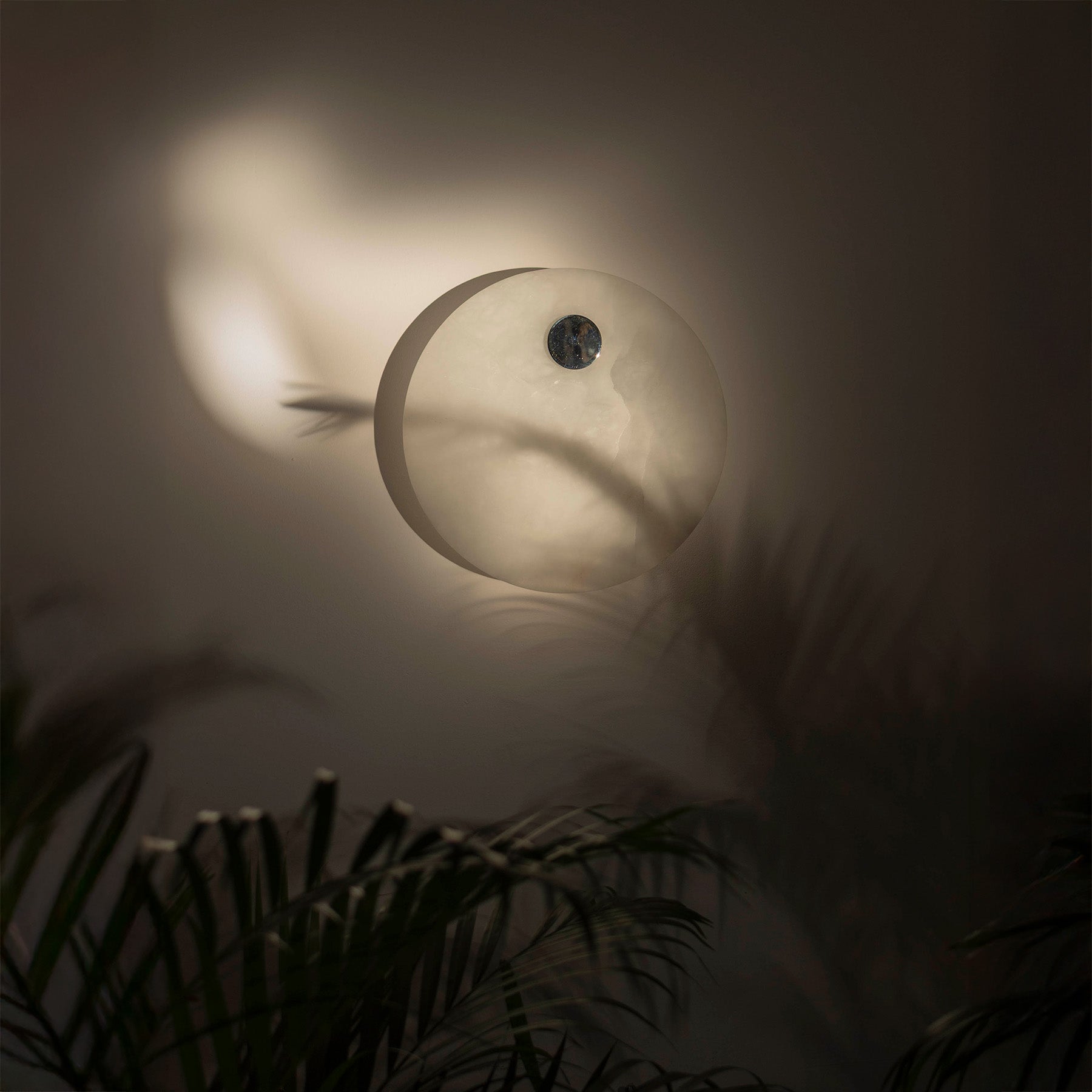 Wandleuchte alabaster EOS nickel [Julia]