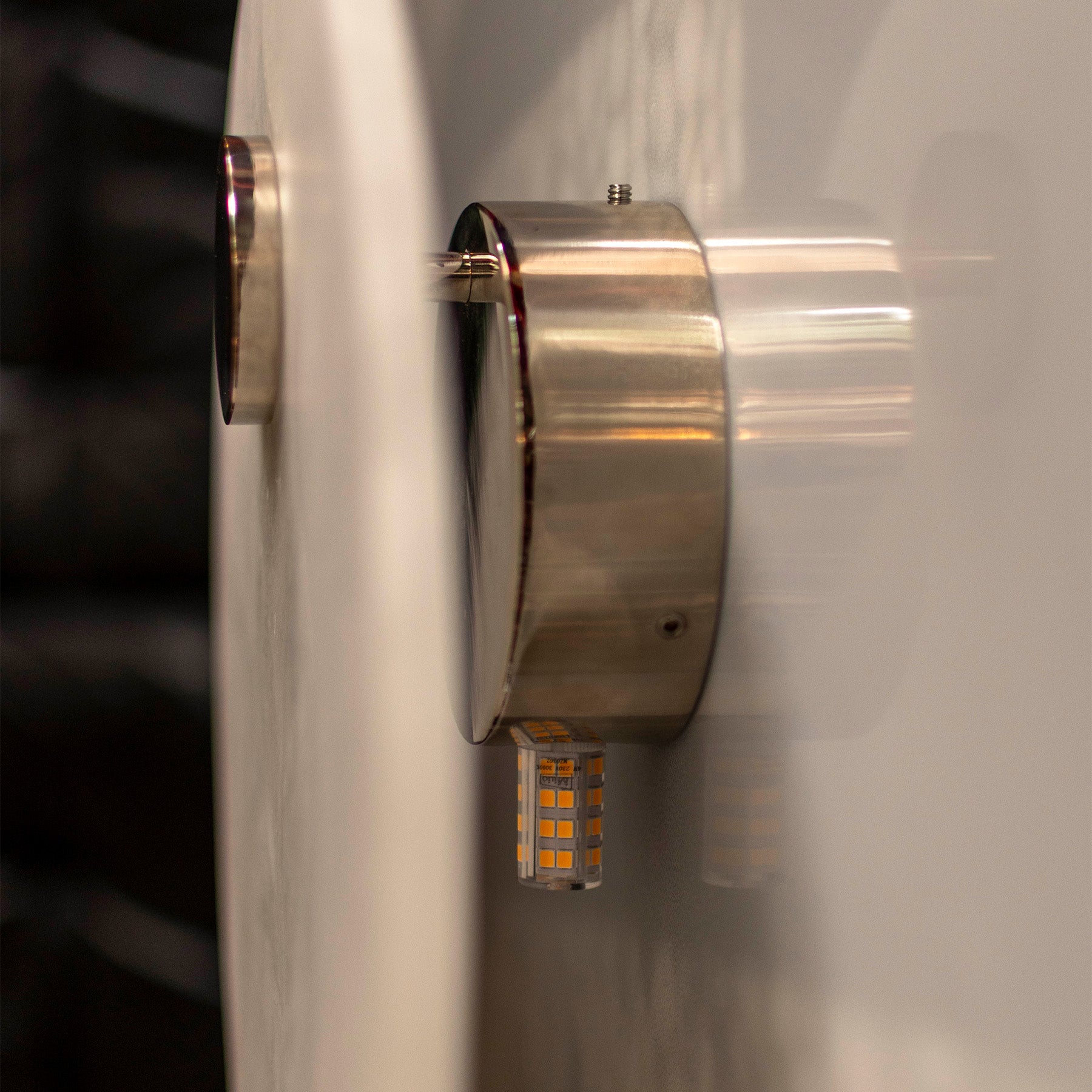 Wandleuchte alabaster EOS nickel [Julia]