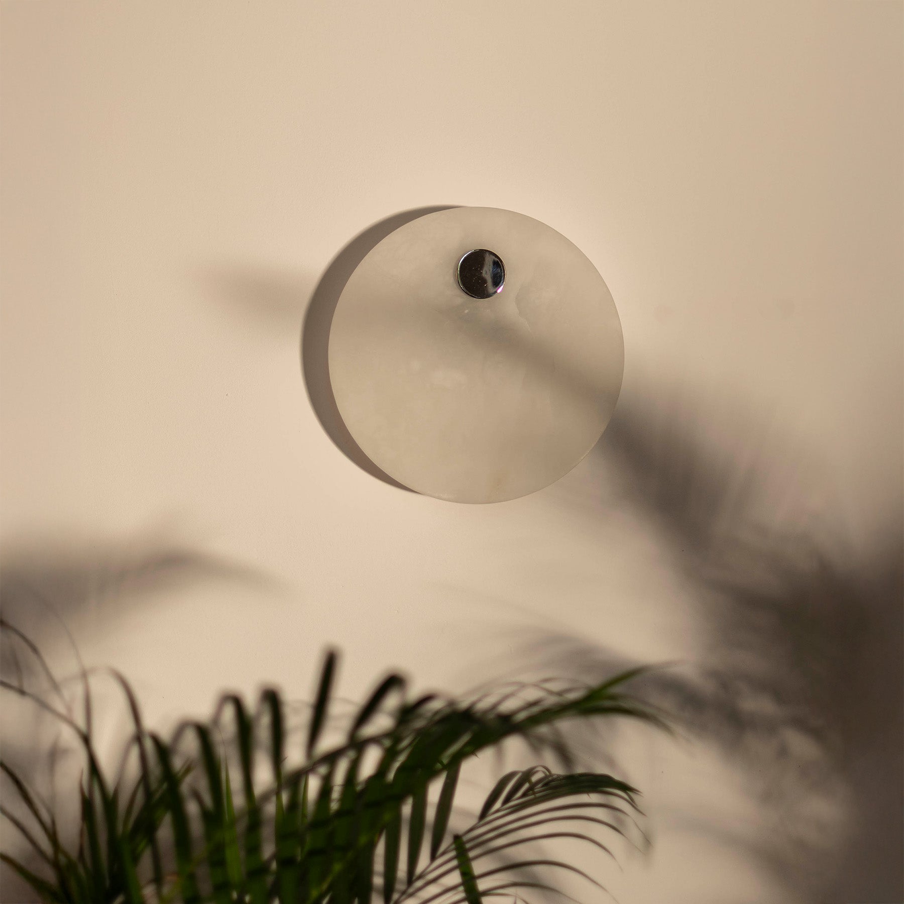 Wandleuchte alabaster EOS nickel [Julia]