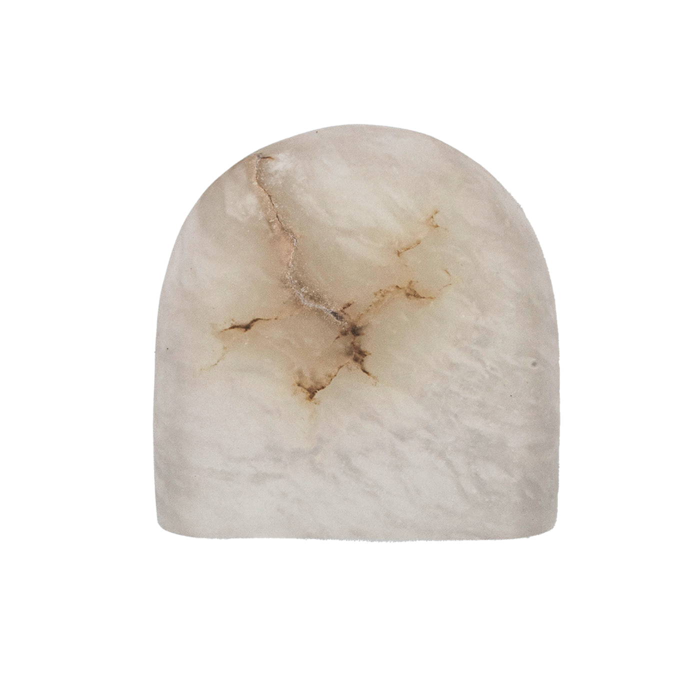 Wandleuchte TAYGETA aus Alabaster mit gemustertem Finish
