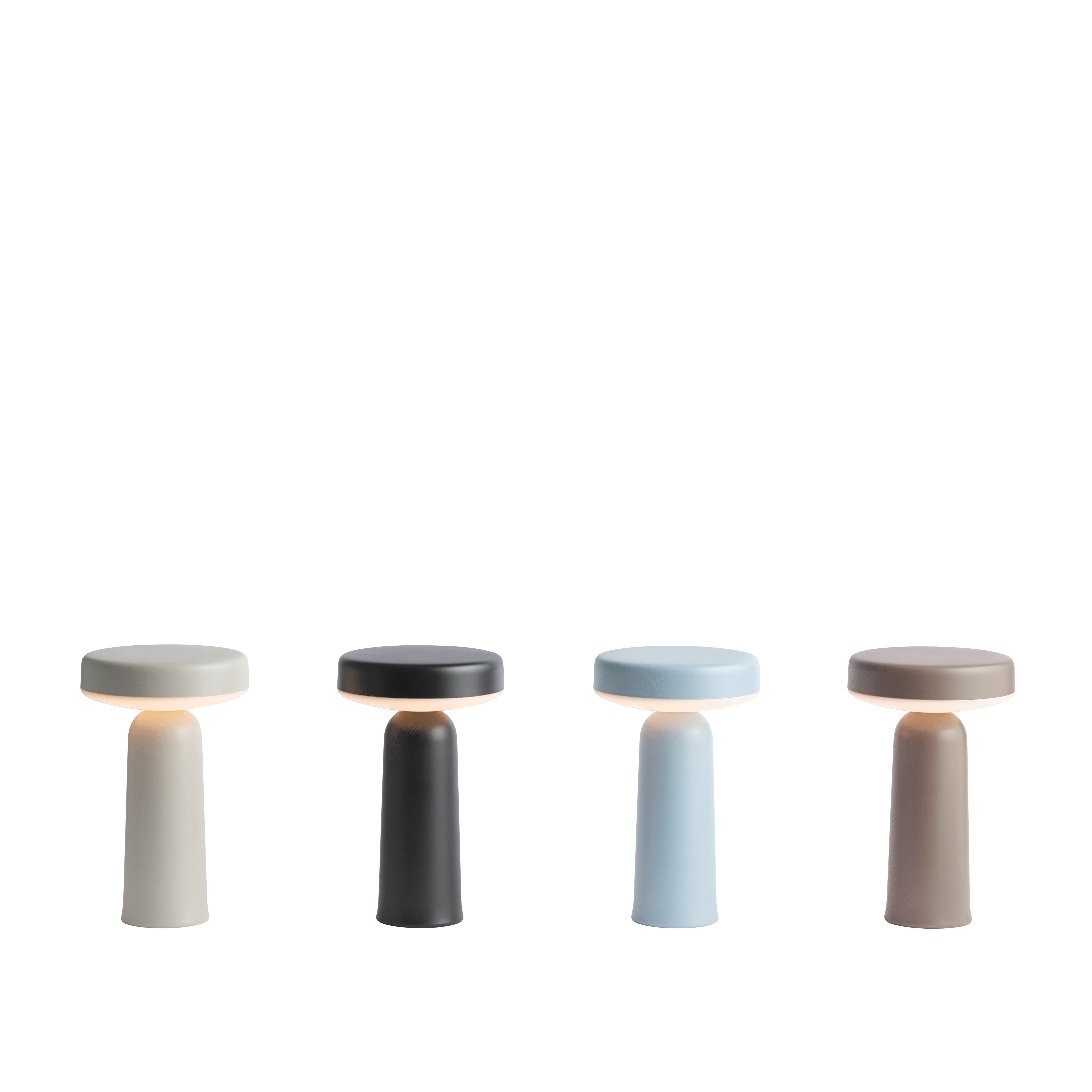 Tragbare Außenlampe EASE taupe