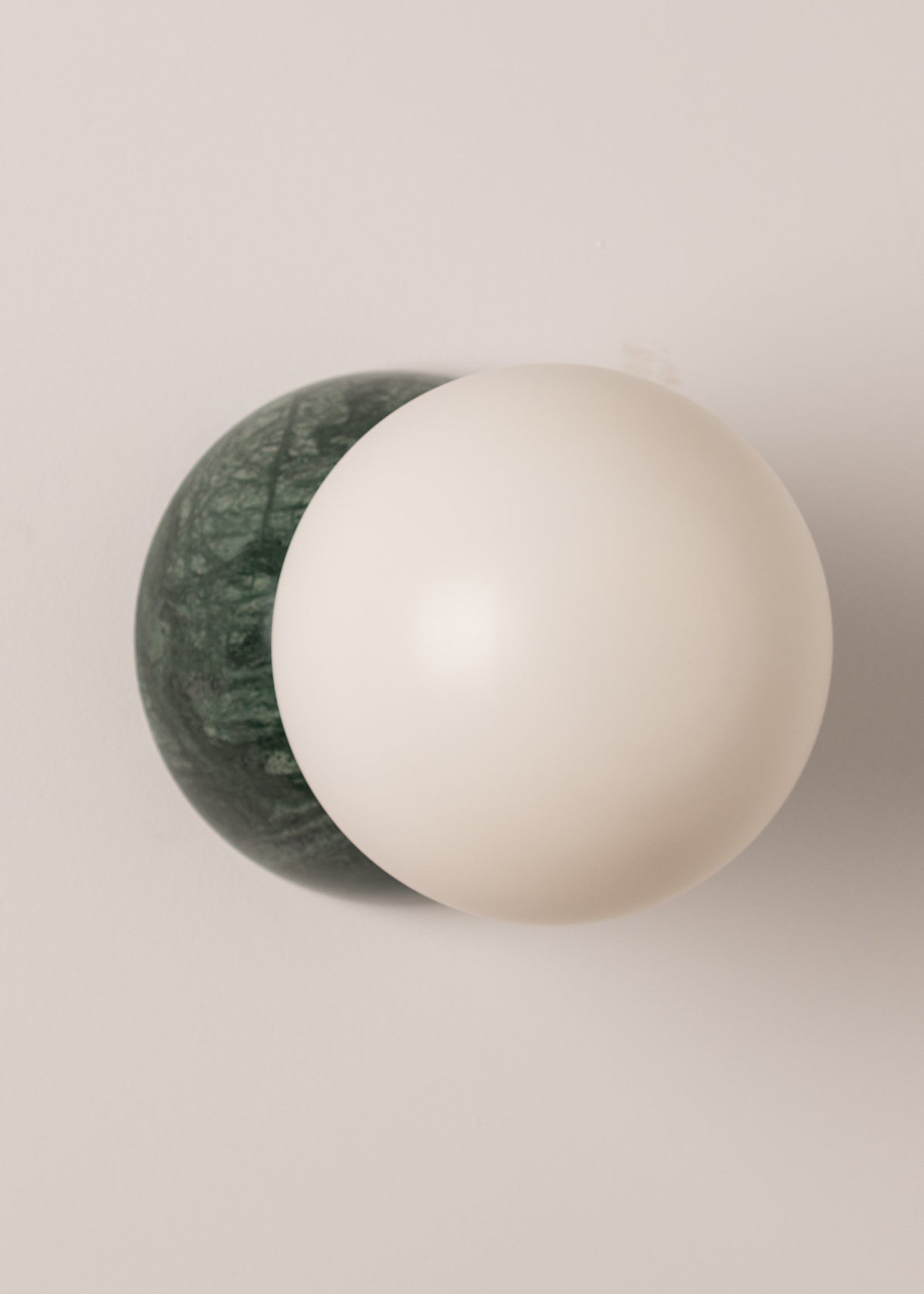 Wall lamp EKLIPSO green marble