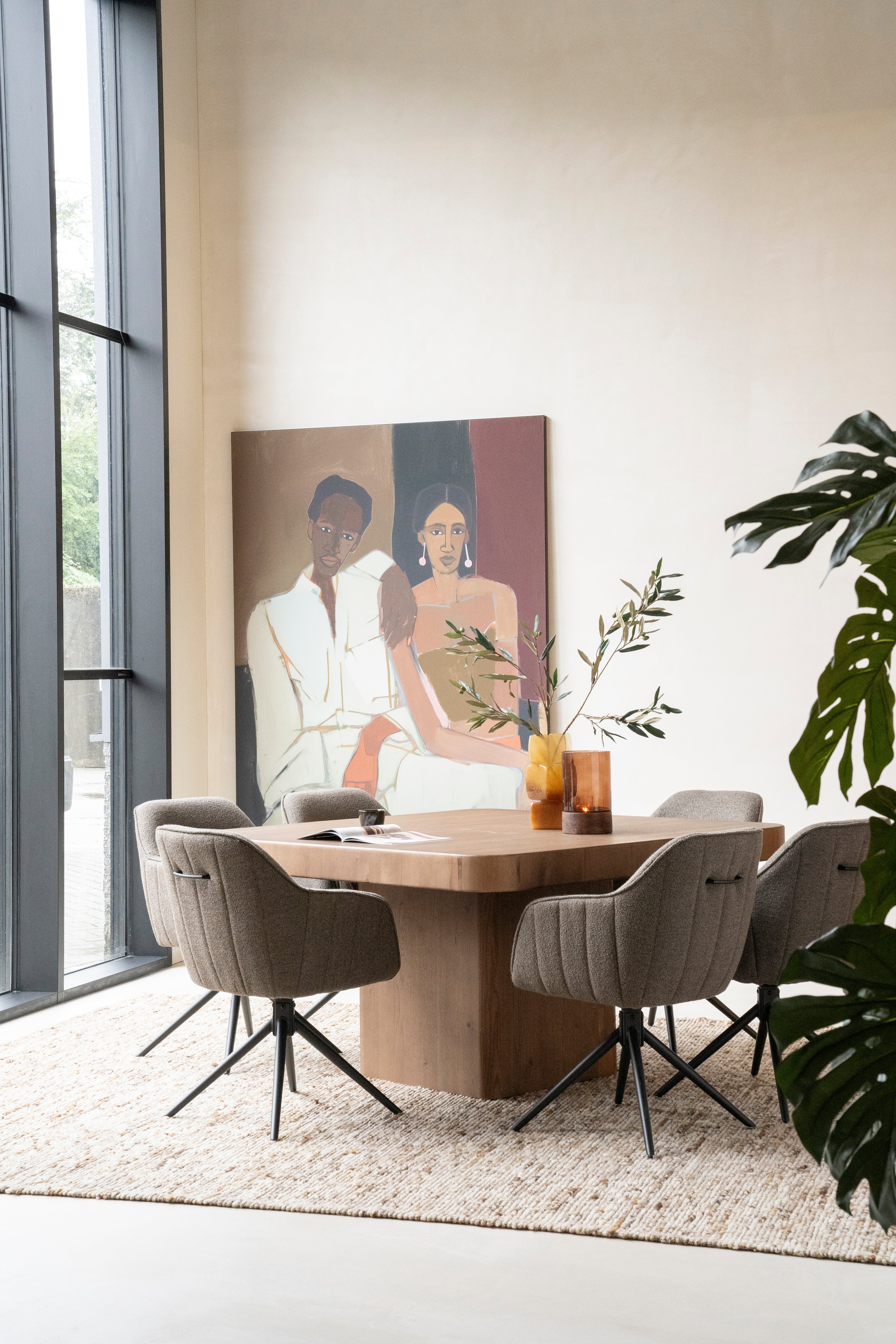 Tisch HARMONY dunkles Eichenholz