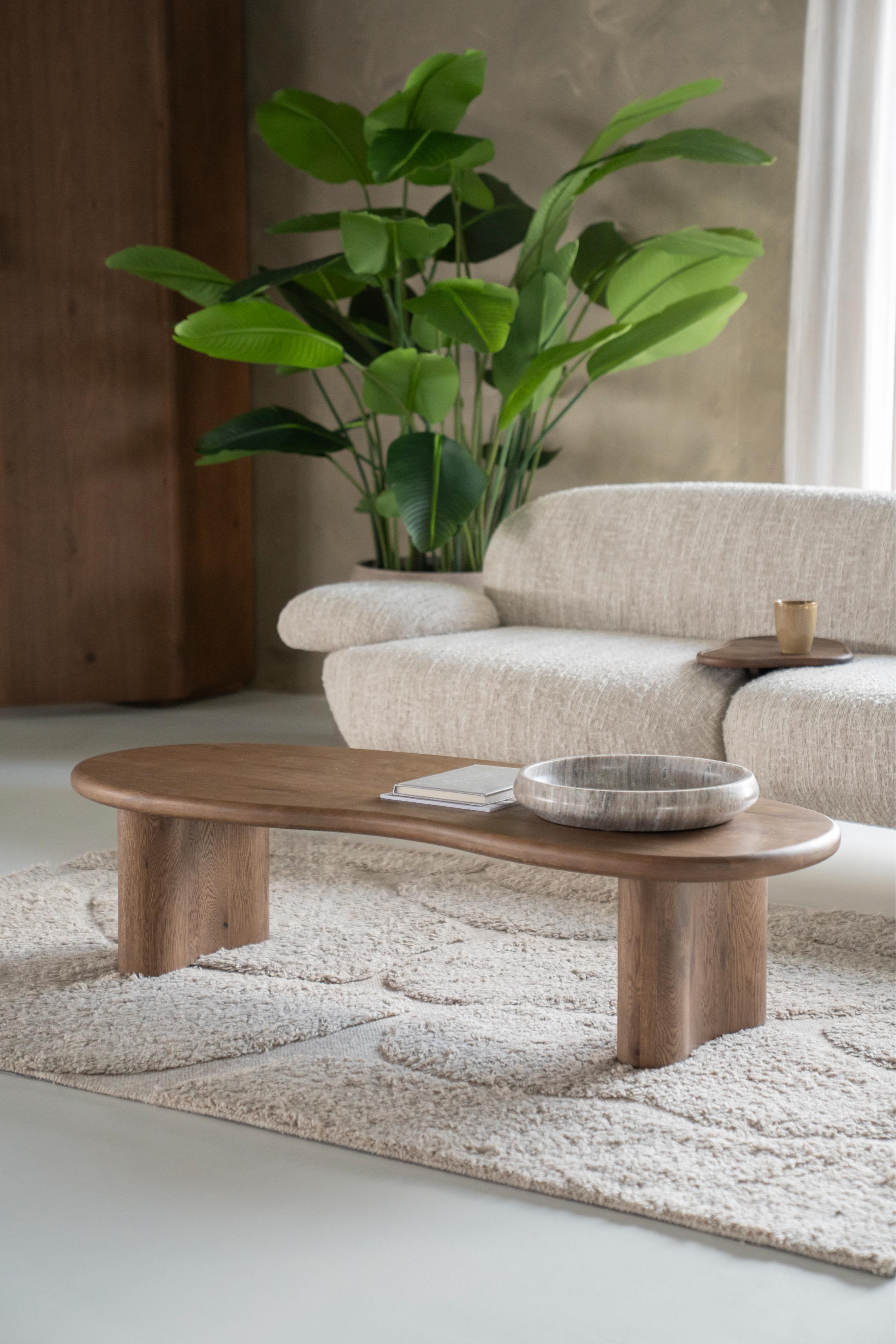 Couchtisch JOSH dunkles Eichenholz