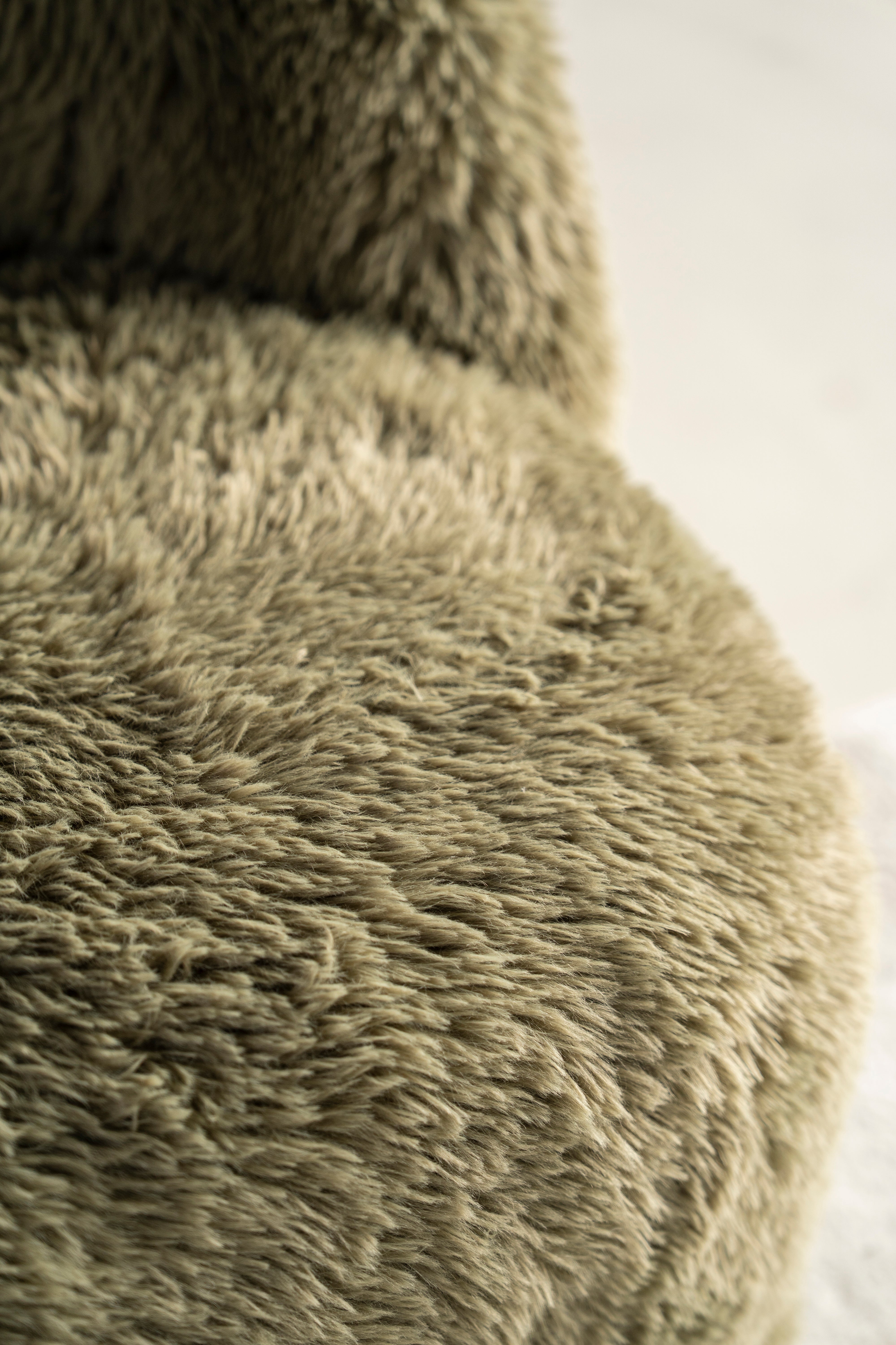 Sessel SAMSON pelzig grün