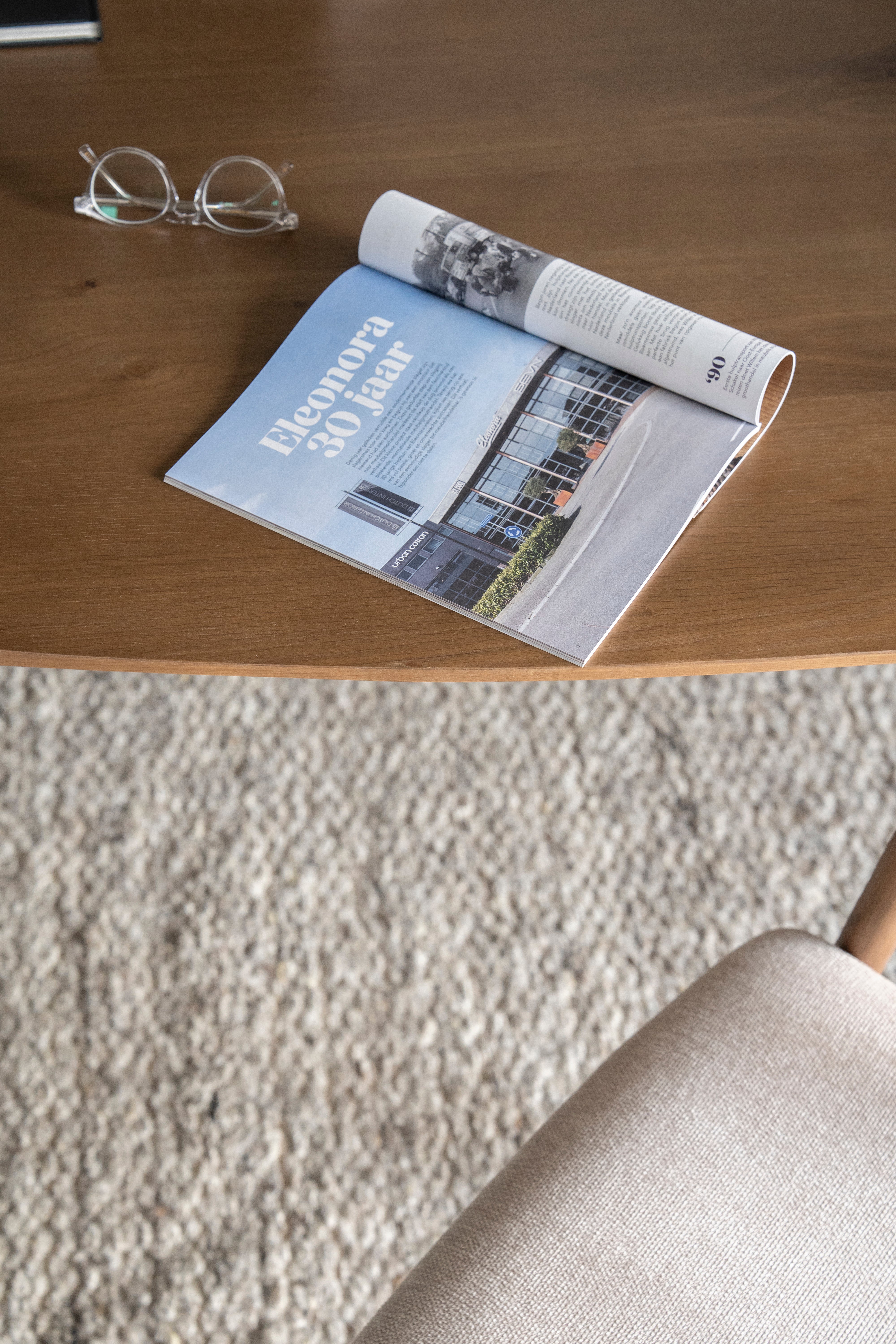 ELIJAH Table Dark Oak Wood