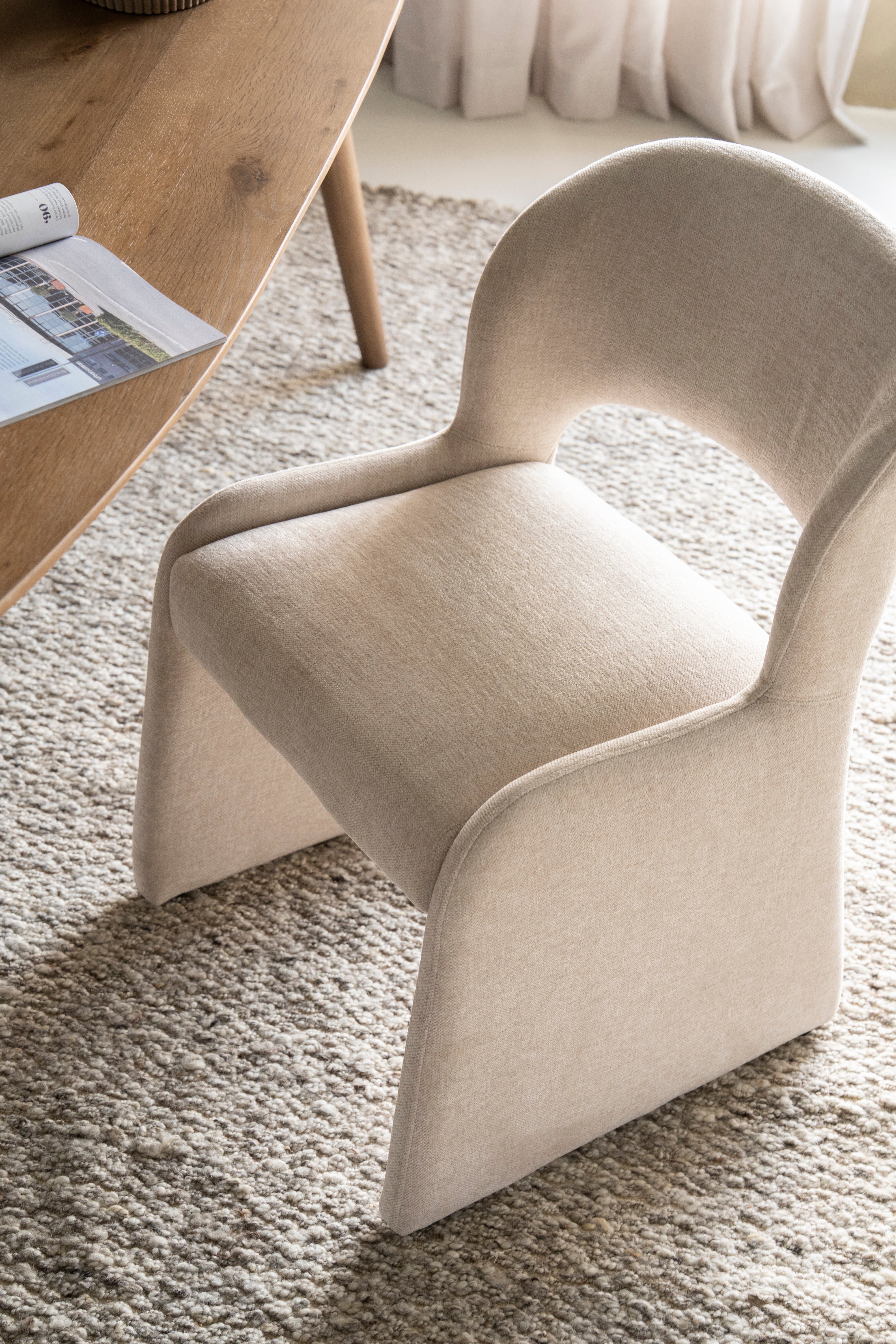 Odette Chair in Taupe