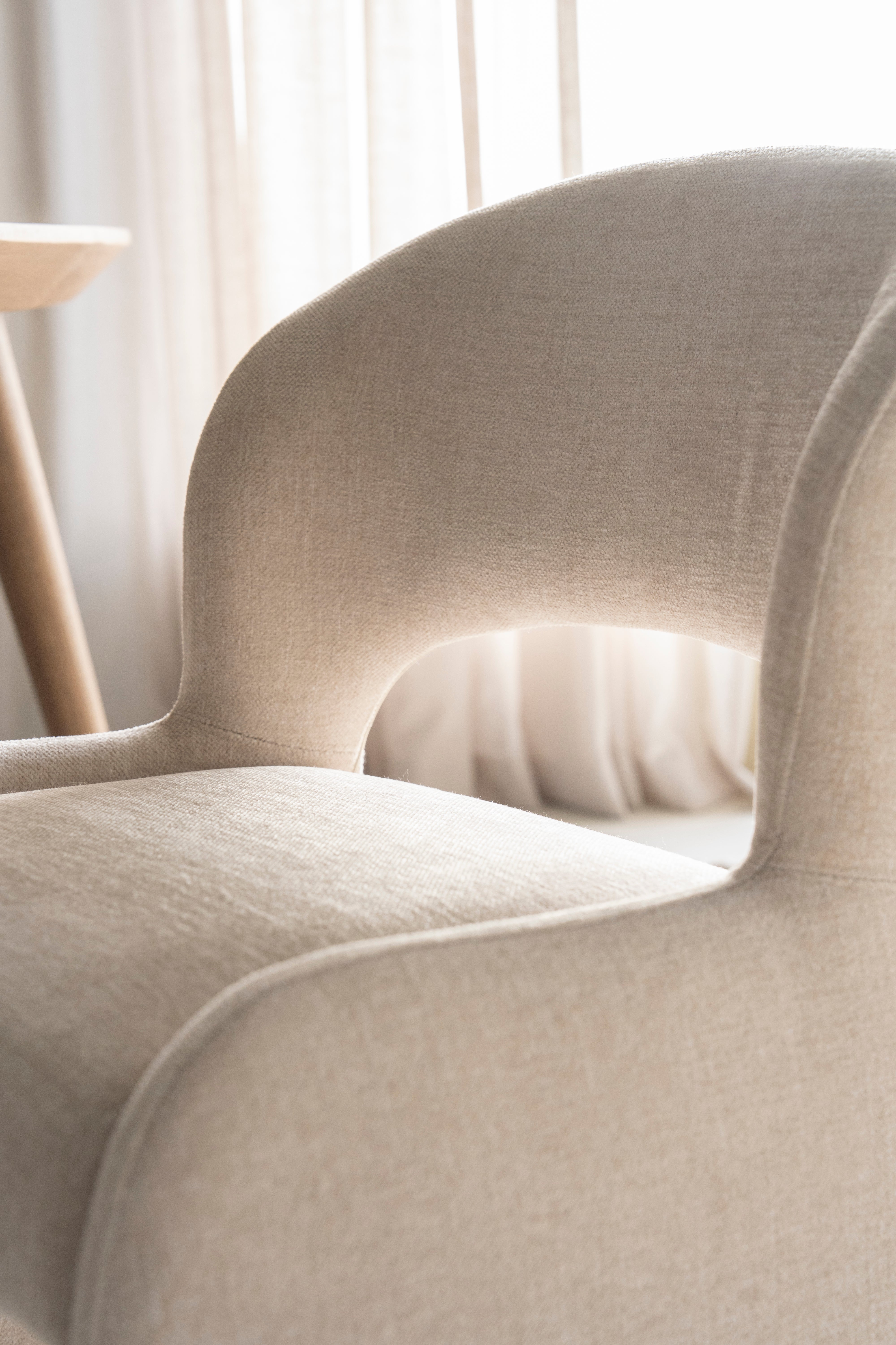 Odette Chair in Taupe