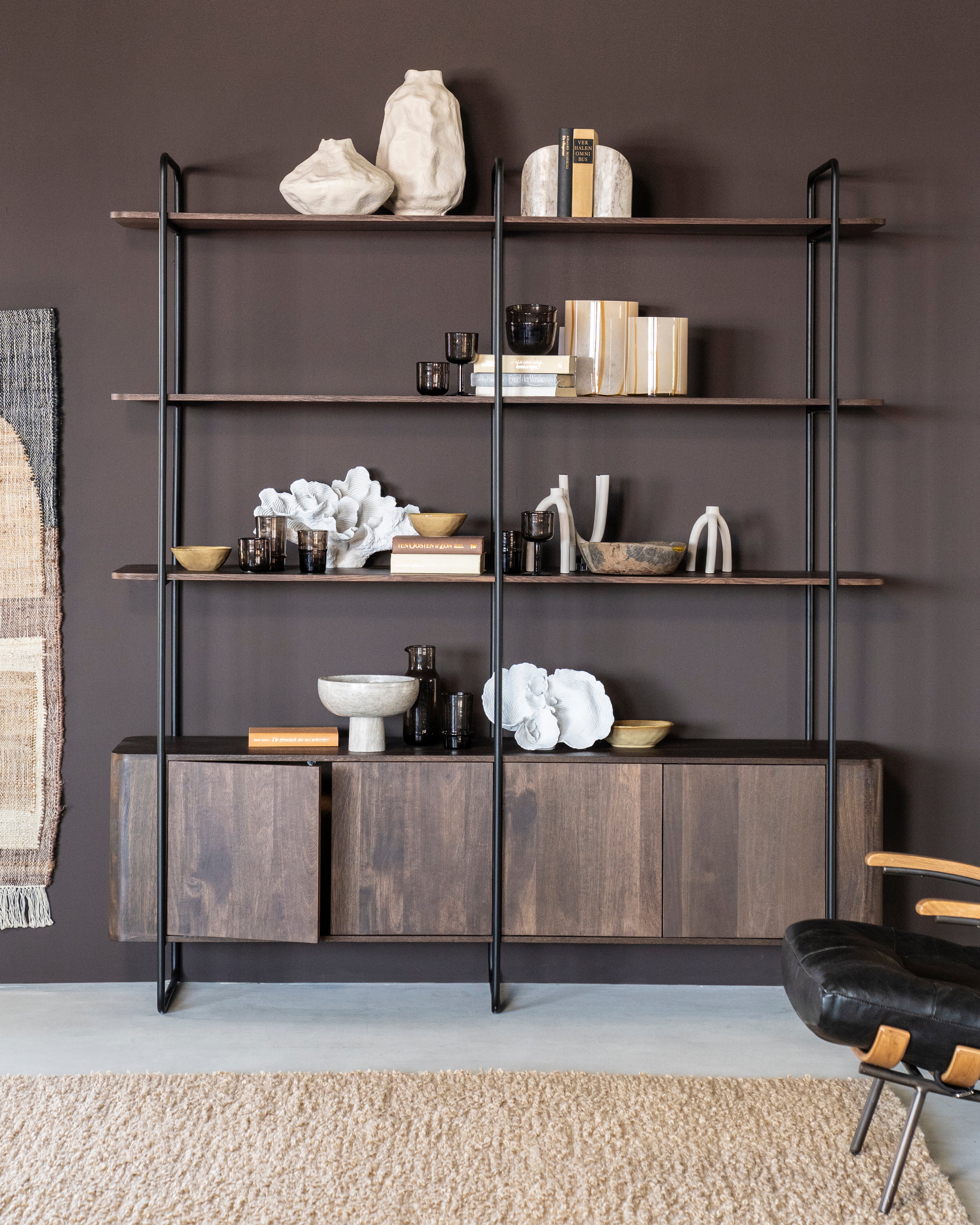 Regale JAMES drewno mango