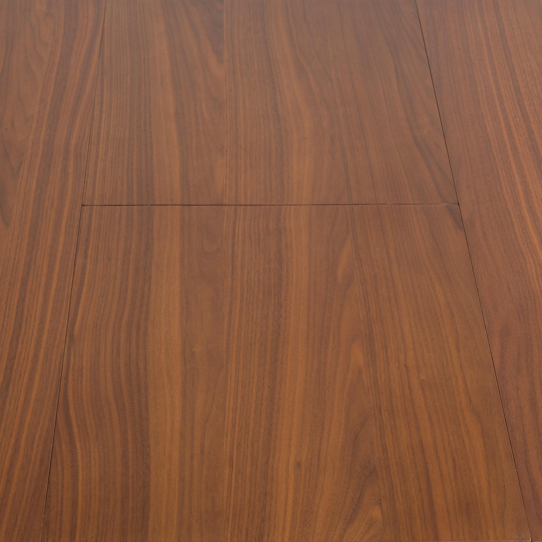 Ausziehbarer Tisch ELLEN aus dunkelbraunem Gummibaumholz