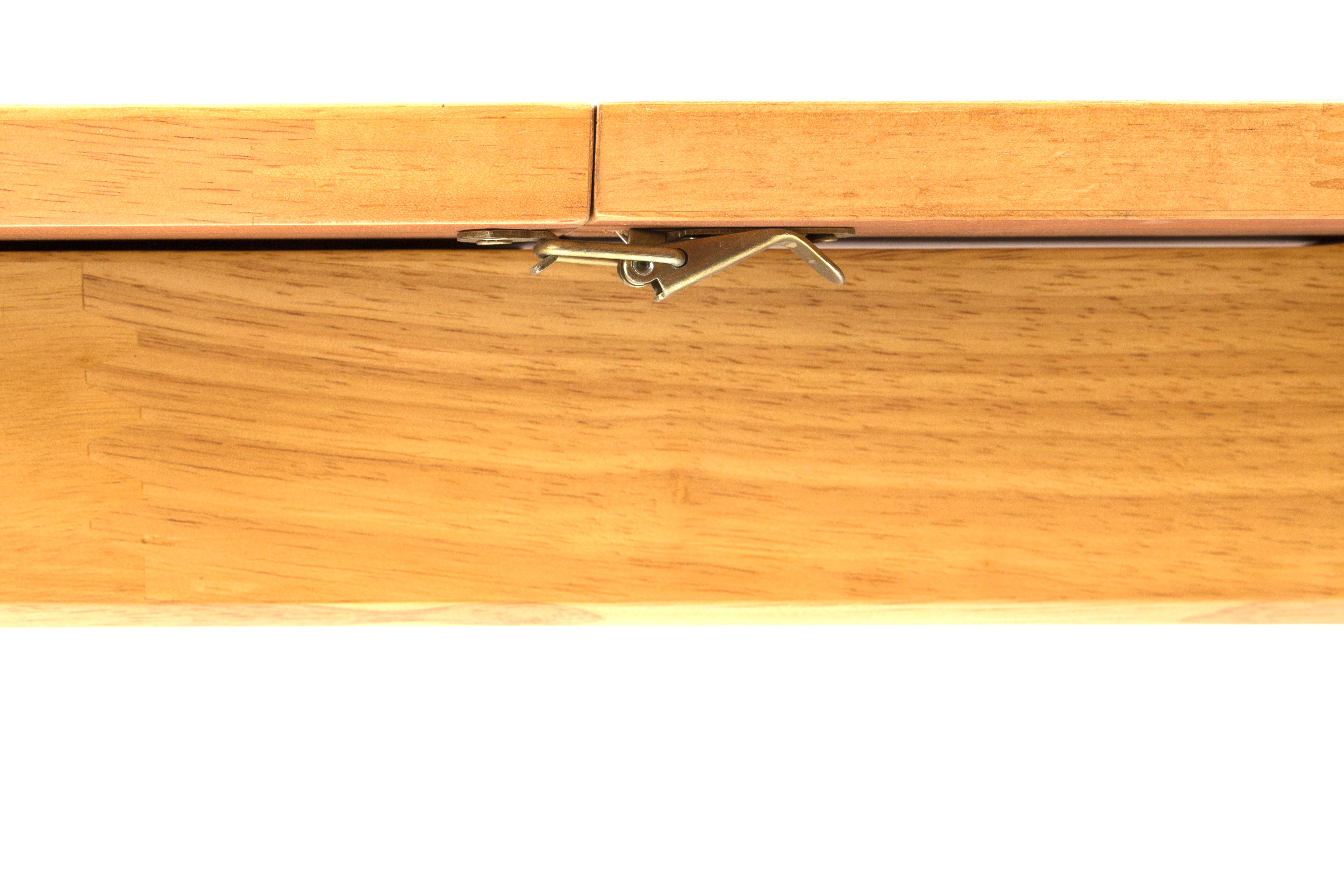 Ausziehbarer Tisch ELLEN aus Gummibaumholz