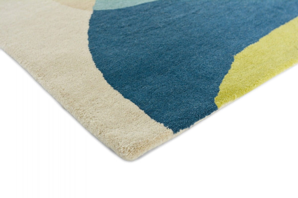 ELLIPTIC EMERALD Teppich beige-grün