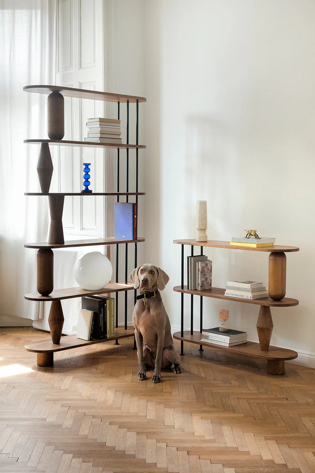 VAZOO Shelf Black Oak Wood
