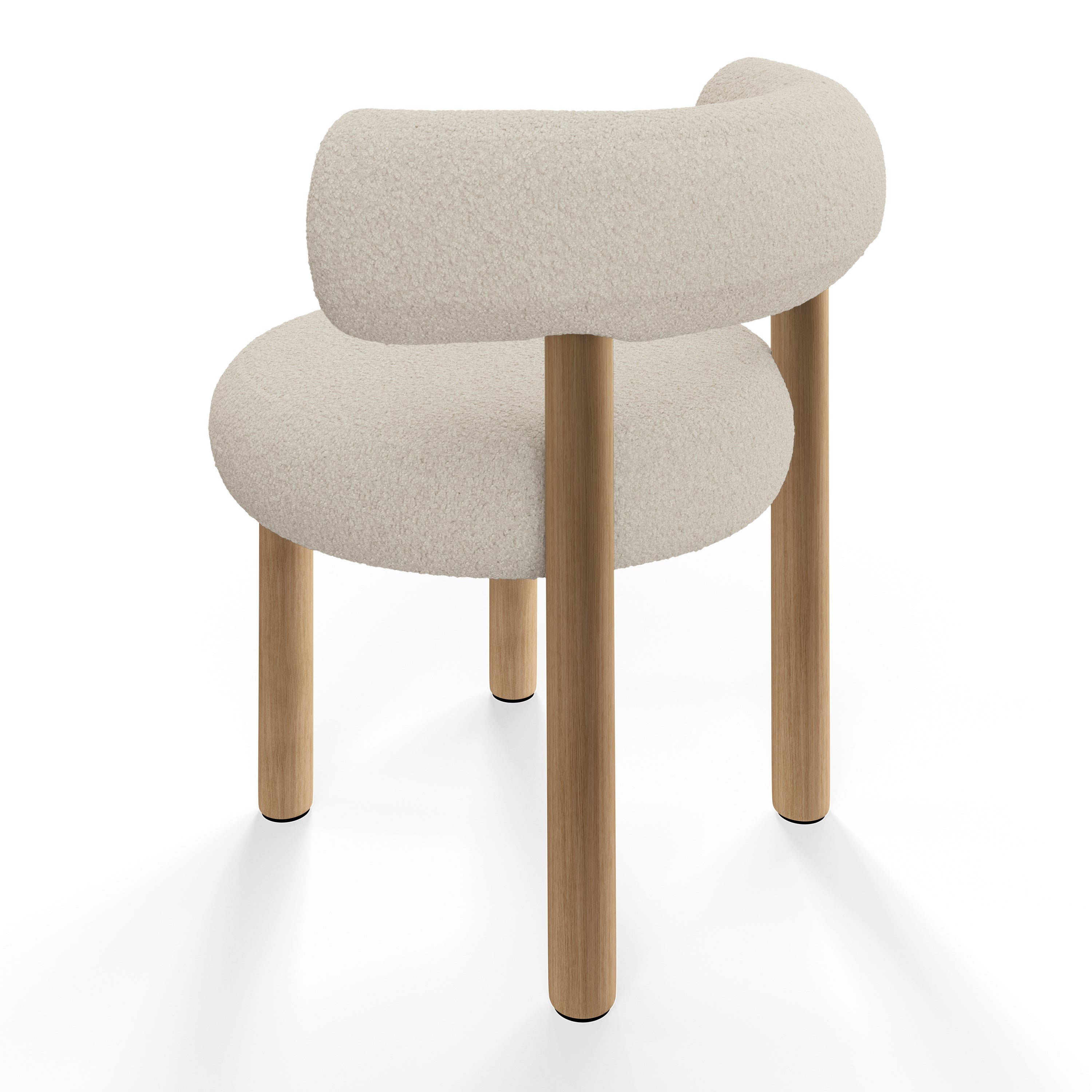 Fat chair wooden base [Julia]