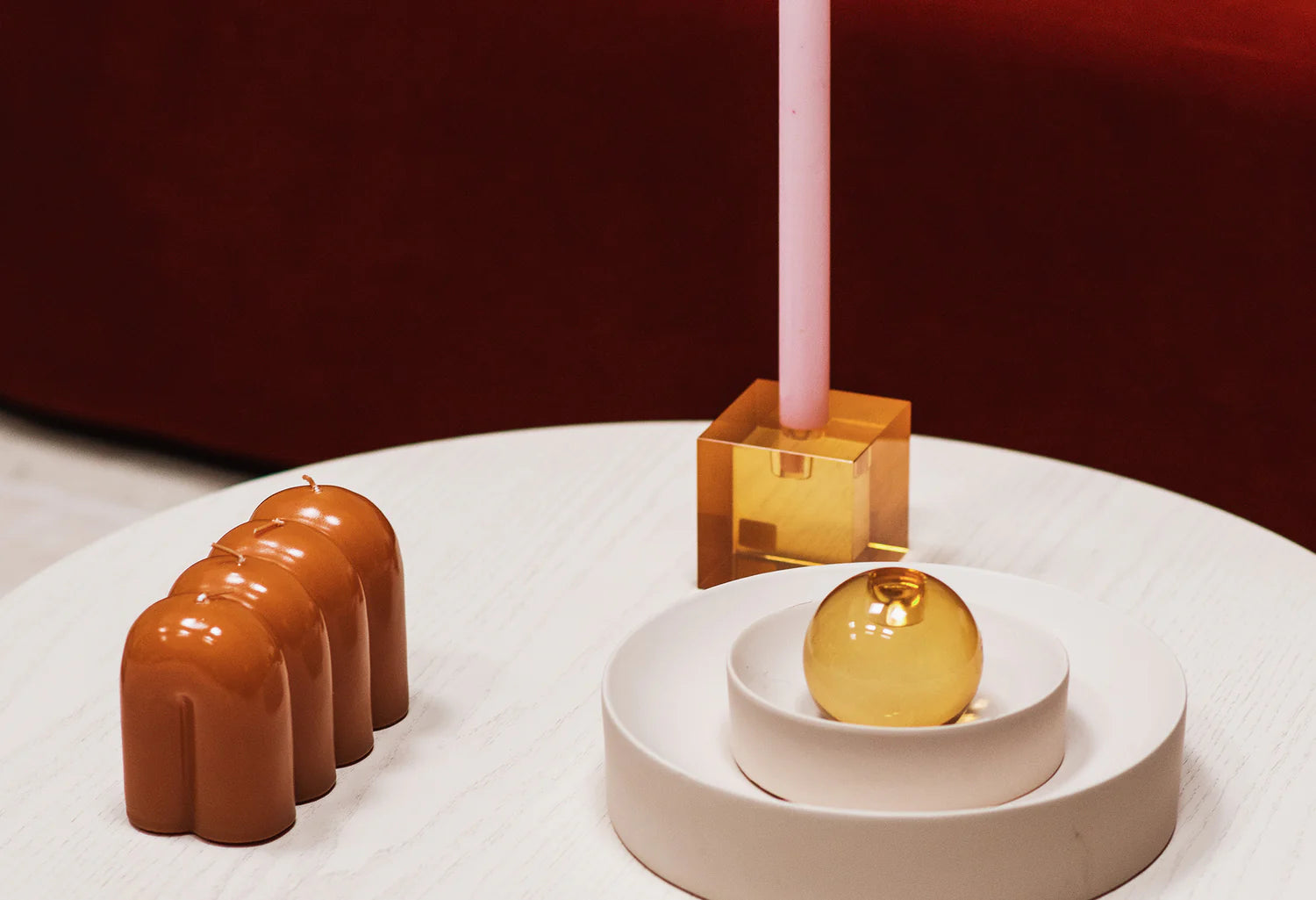 Kerzenhalter GUS lila