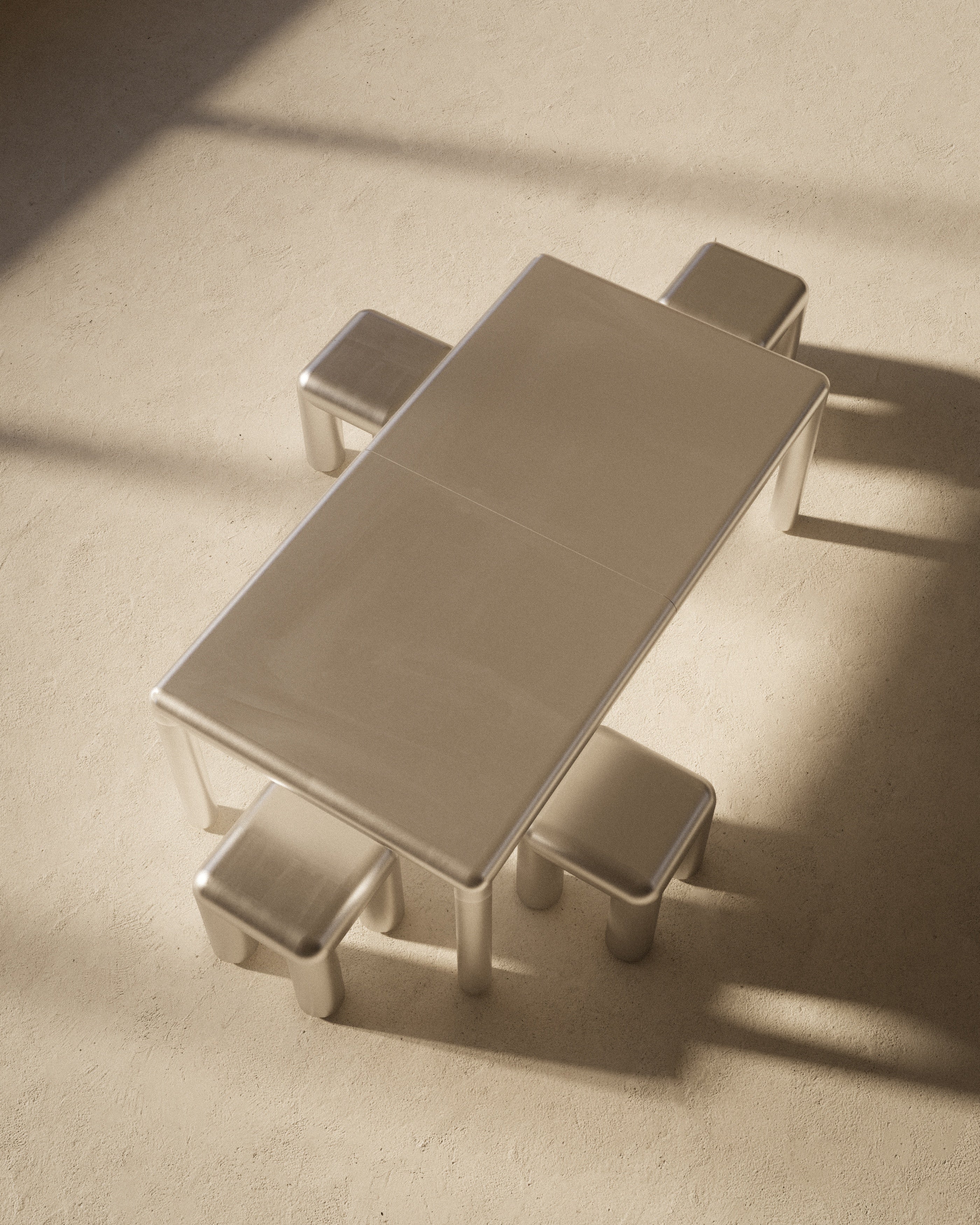 Beistelltisch CUBIO Aluminium
