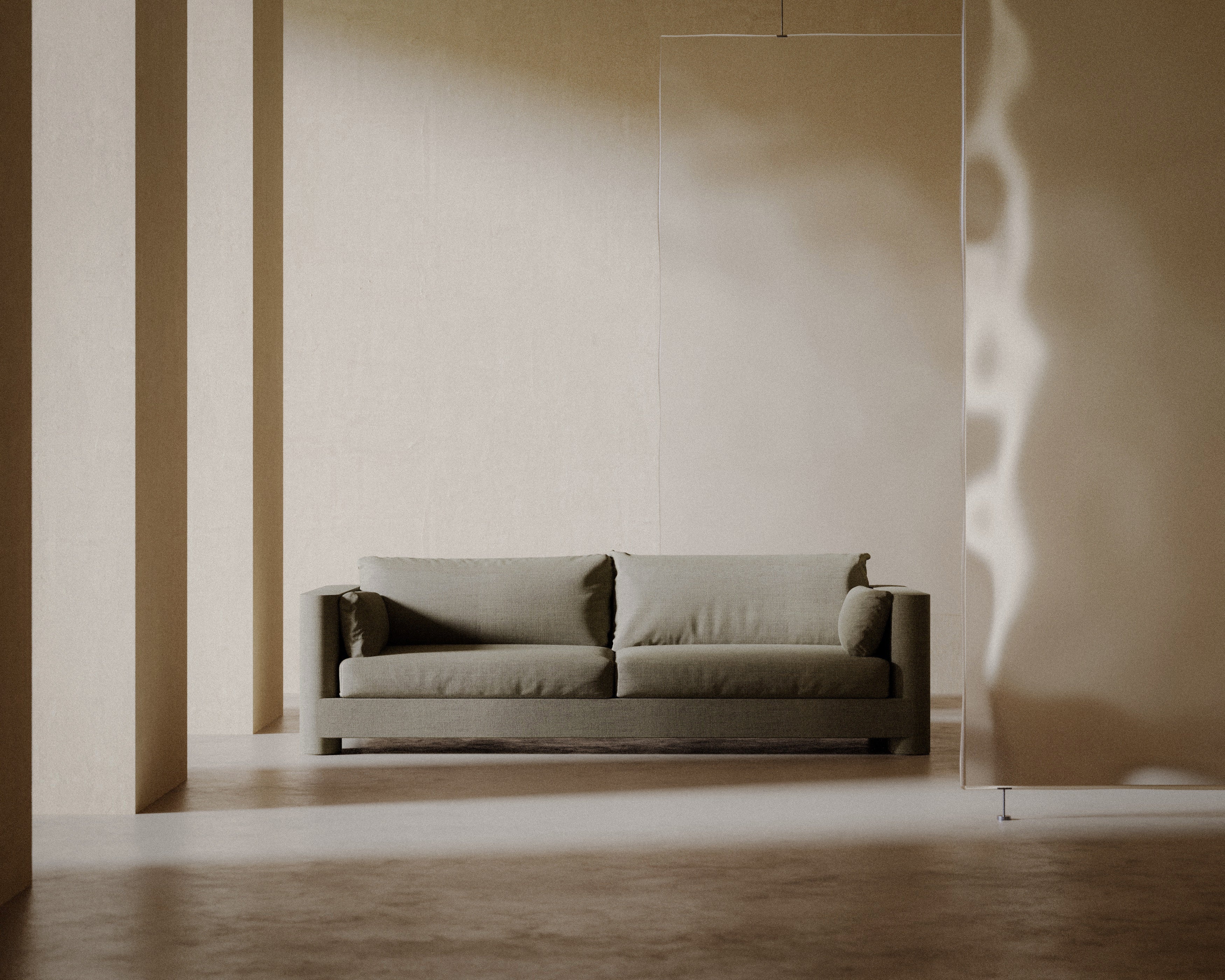 Sofa 3-sitzig ION gepolstert