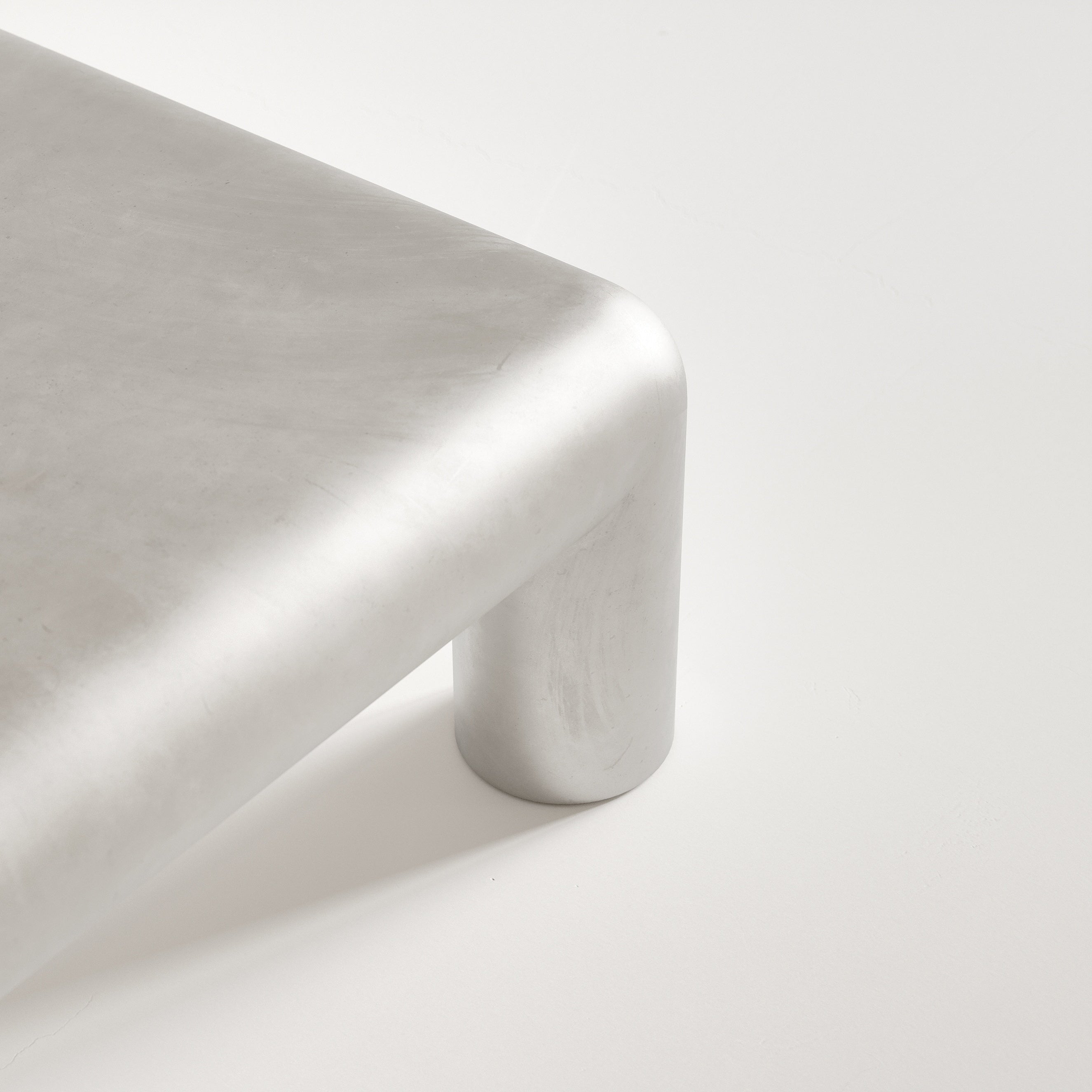 Rechteckiger Couchtisch CUBIO Aluminium