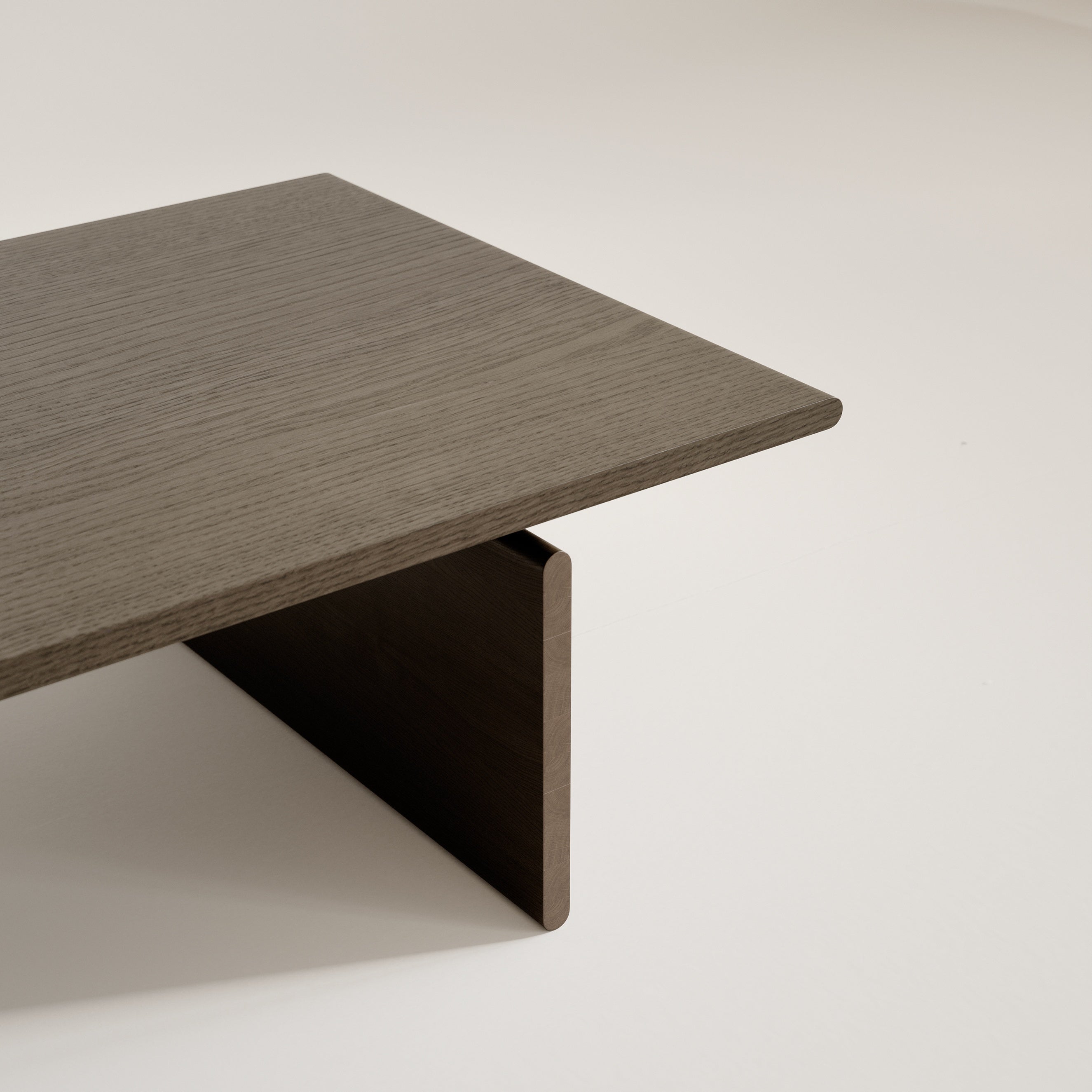 NOMEN oak veneer coffee table