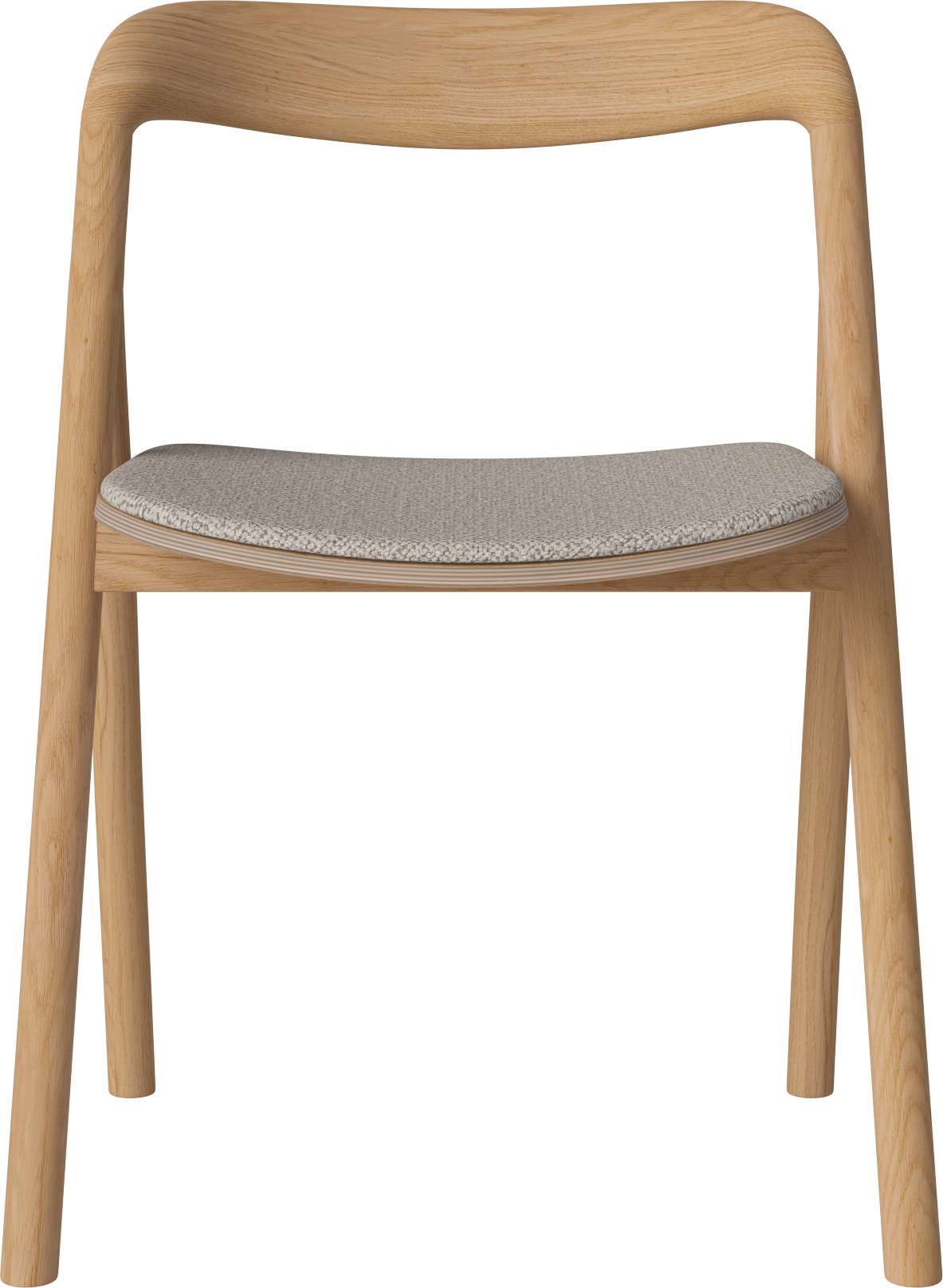 Fenri chair upholstered with an oak base