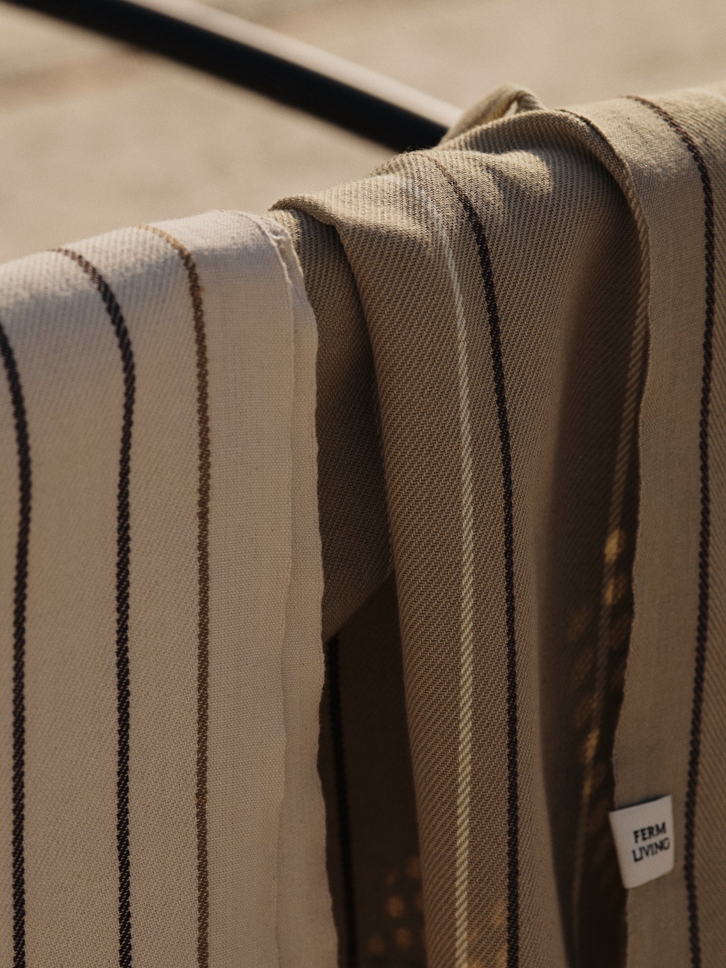 Küchentuch-Set ITO beige mit Weiß