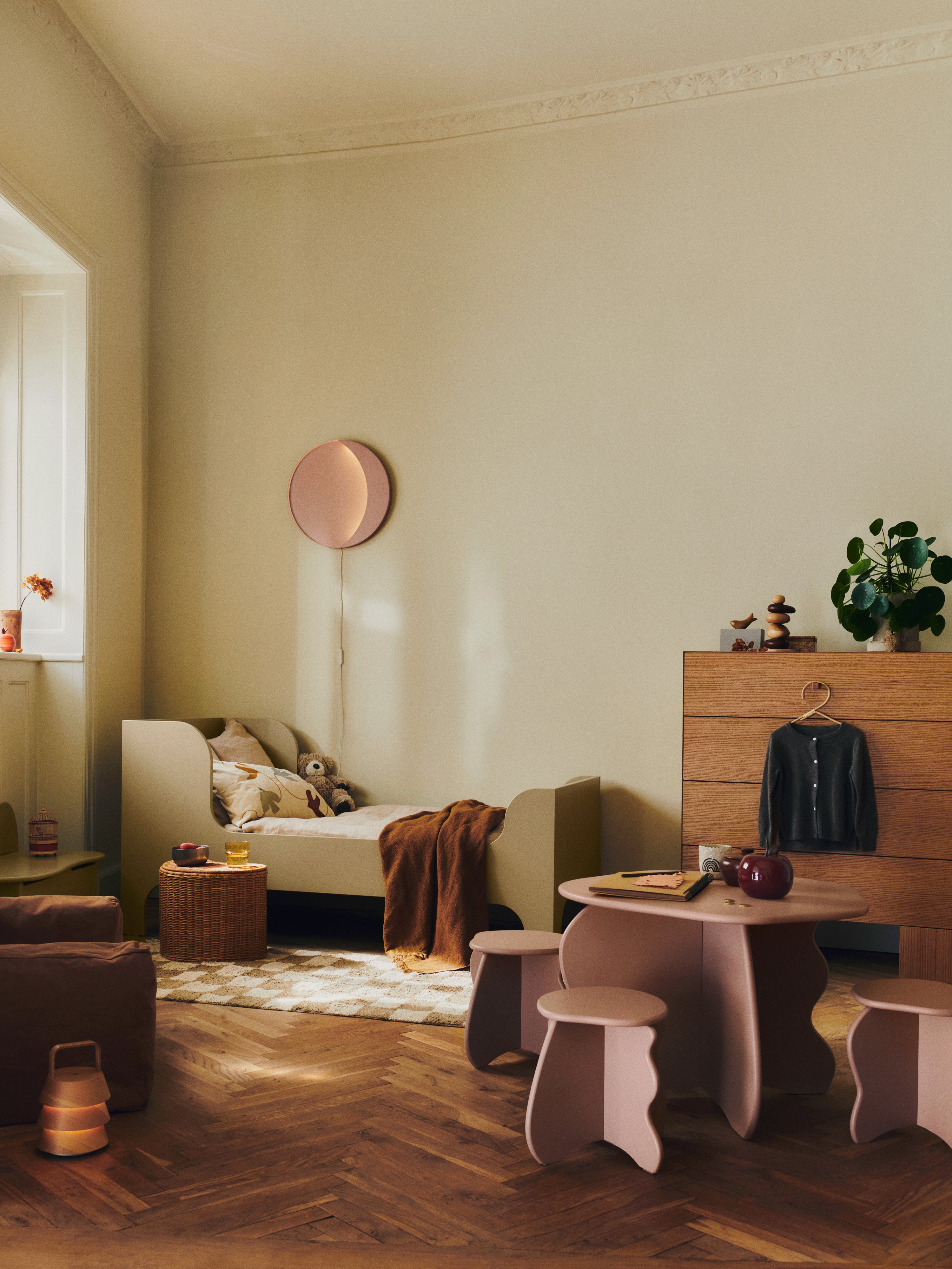 Kinderhocker SLOPE rosa